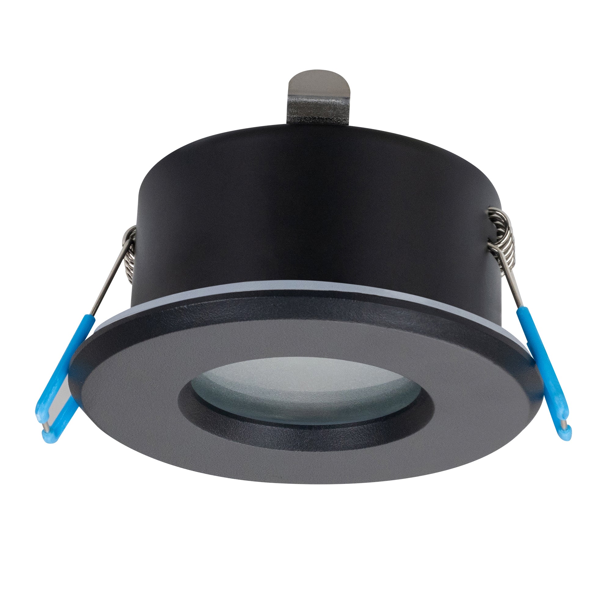 Estevez Luminaria Empotrable Splash Negra GX5.3 / MR16 Ø83 mm IP44, Modelo 19901-2