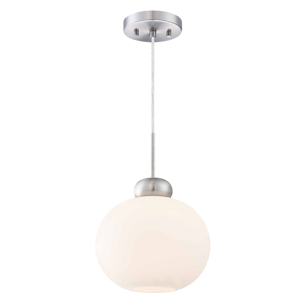 Estevez Luminario Colgante Decorativo E26 Níquel Ø235 Mm, Modelo 19904-1