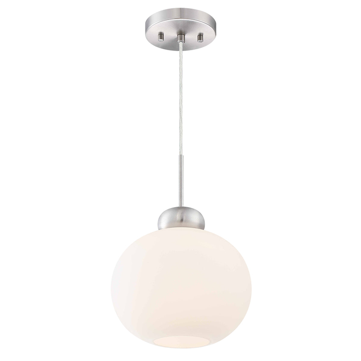 Estevez Luminario Colgante Decorativo E26 Níquel Ø235 Mm, Modelo 19904-1