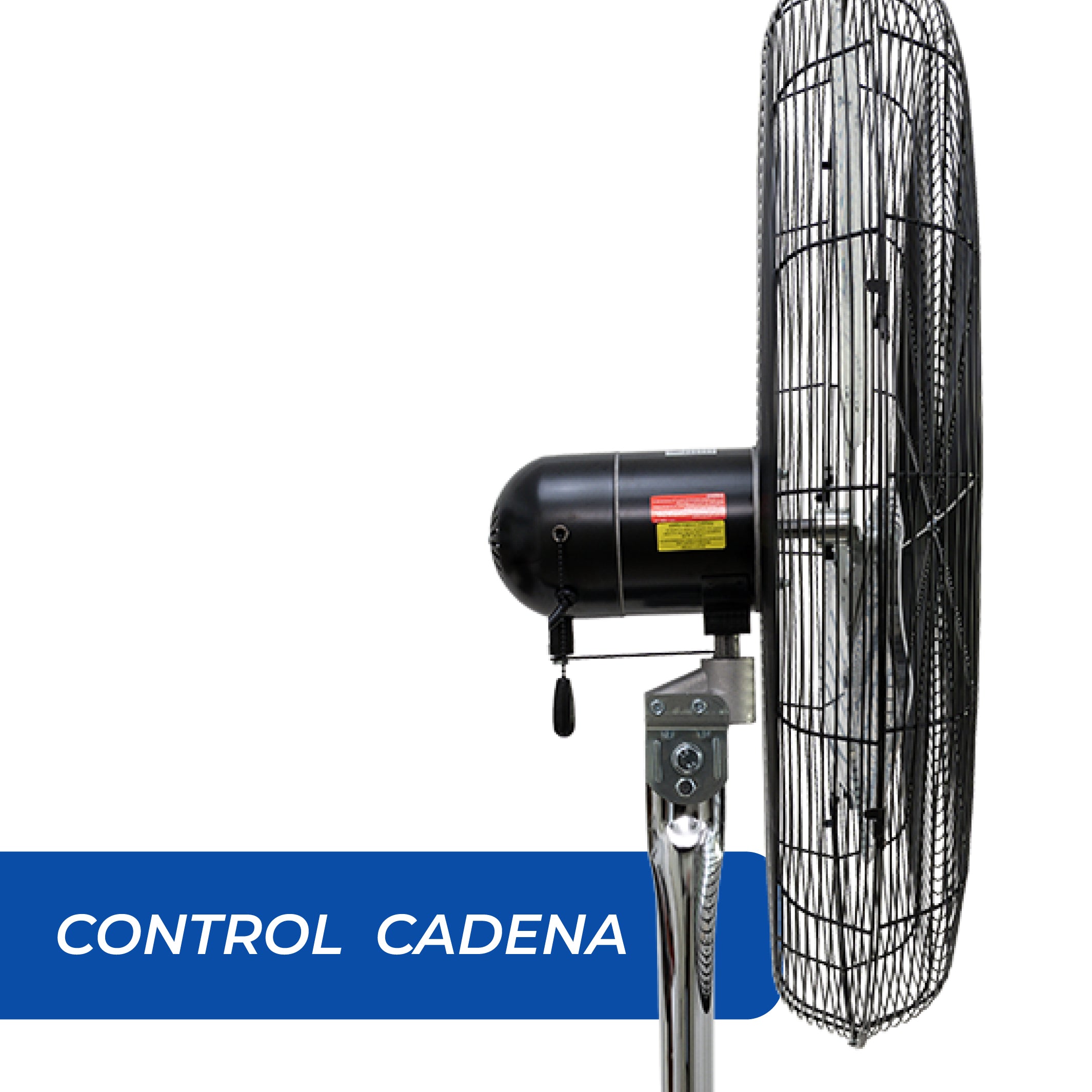 Narvik Ventilador Industrial de Pedestal de 30" 230W con 3 Aspas Aspas Metálicas, Modelo NA-S30