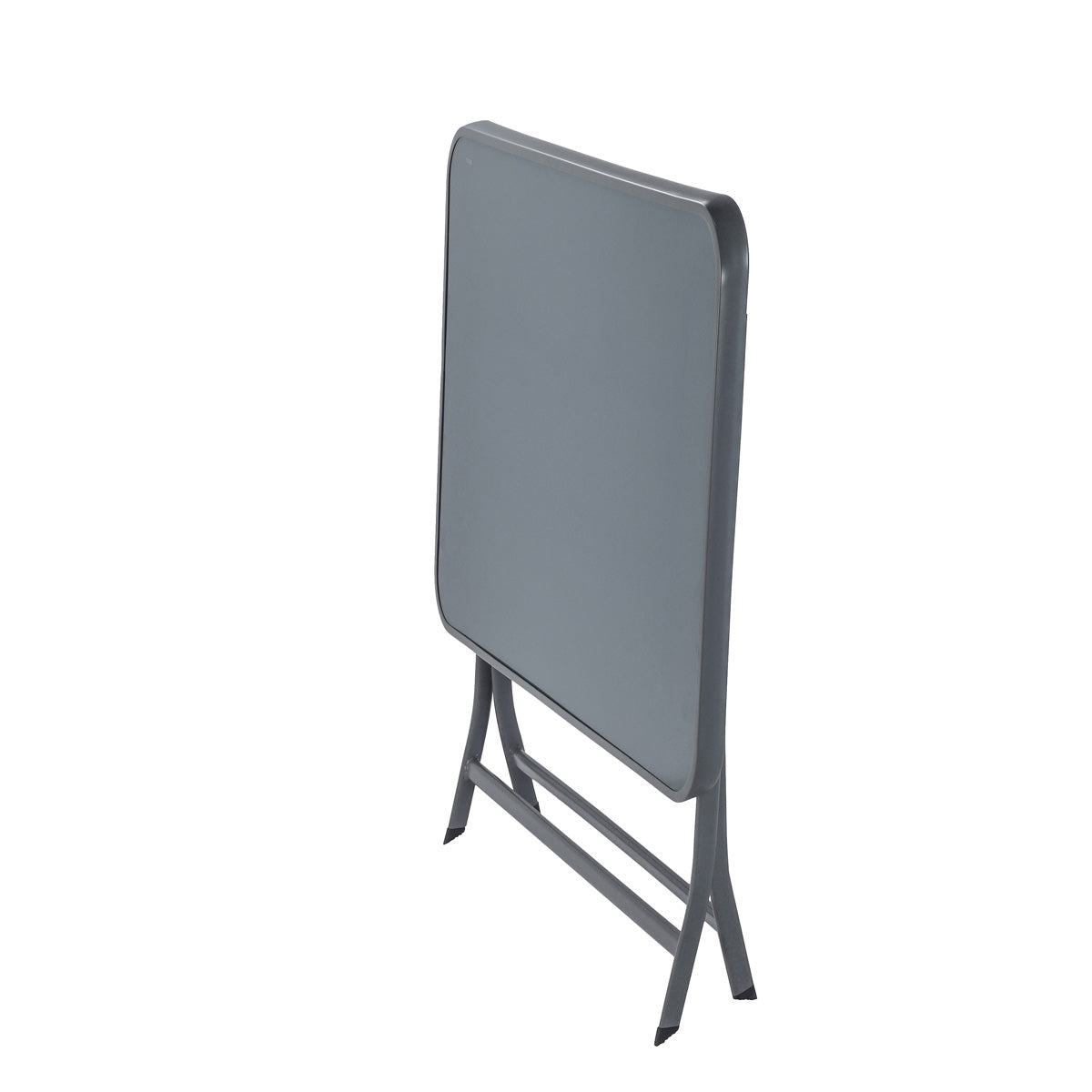 Naterial Set de Comedor: Mesa+ 4 Sillas Plegables de Acero Apta para Exterior, Modelo Emys