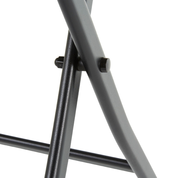 Naterial Mesa de Comedor Plegable Tipo Ratán de Aluminio Apta para Exterior, Modelo Zena