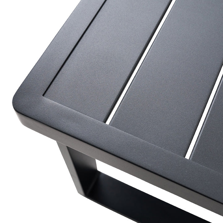 Naterial Set de Sala para Jardín:  Sofá de 2 plazas + 2 sillones + Mesa de Centro de Aluminio para Exterior, Modelo Aramis