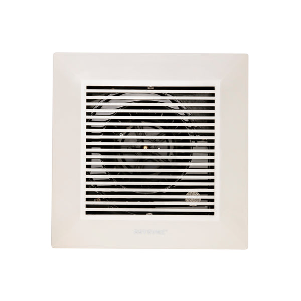 Estevez Carátula para Extractor de Aire 10" - Modelo 3110-TBL, Colores Blanco, Negro Zafiro, Cromo, Cristal Blanco - Luzdeco