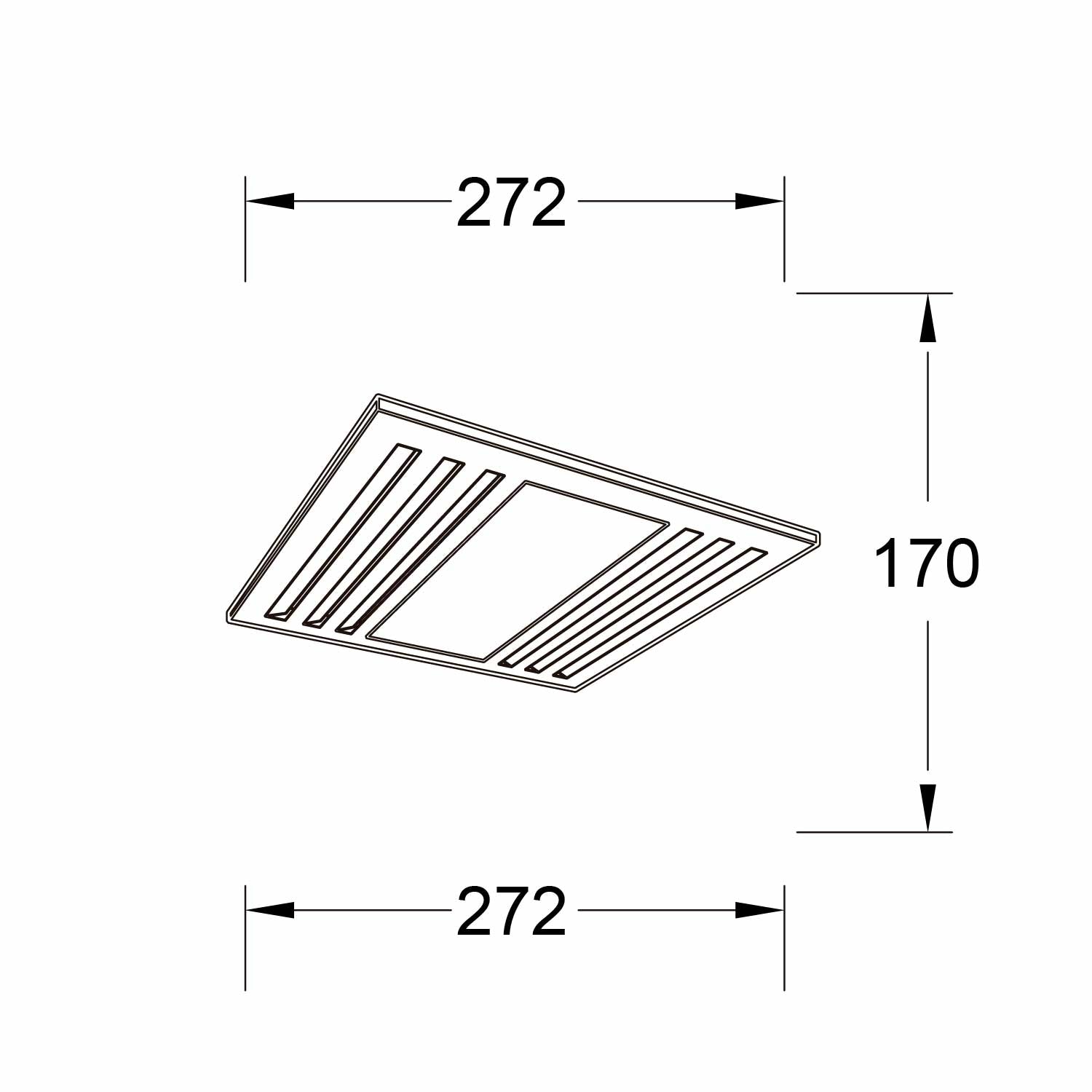 Estevez Extractor de Aire Silencioso con Luz para Techo 4", Modelo 3404