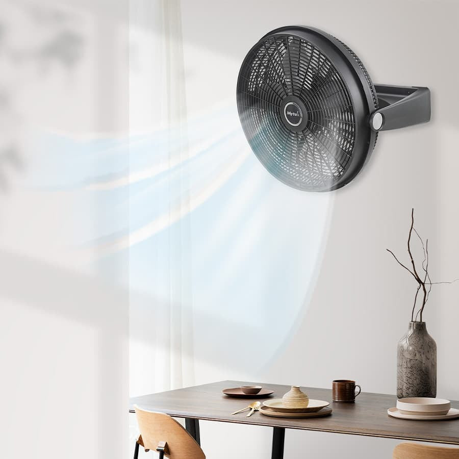 Mytek Ventilador 2 en 1: de Piso y Pared de 20 Pulgadas 95W, Modelo 3409