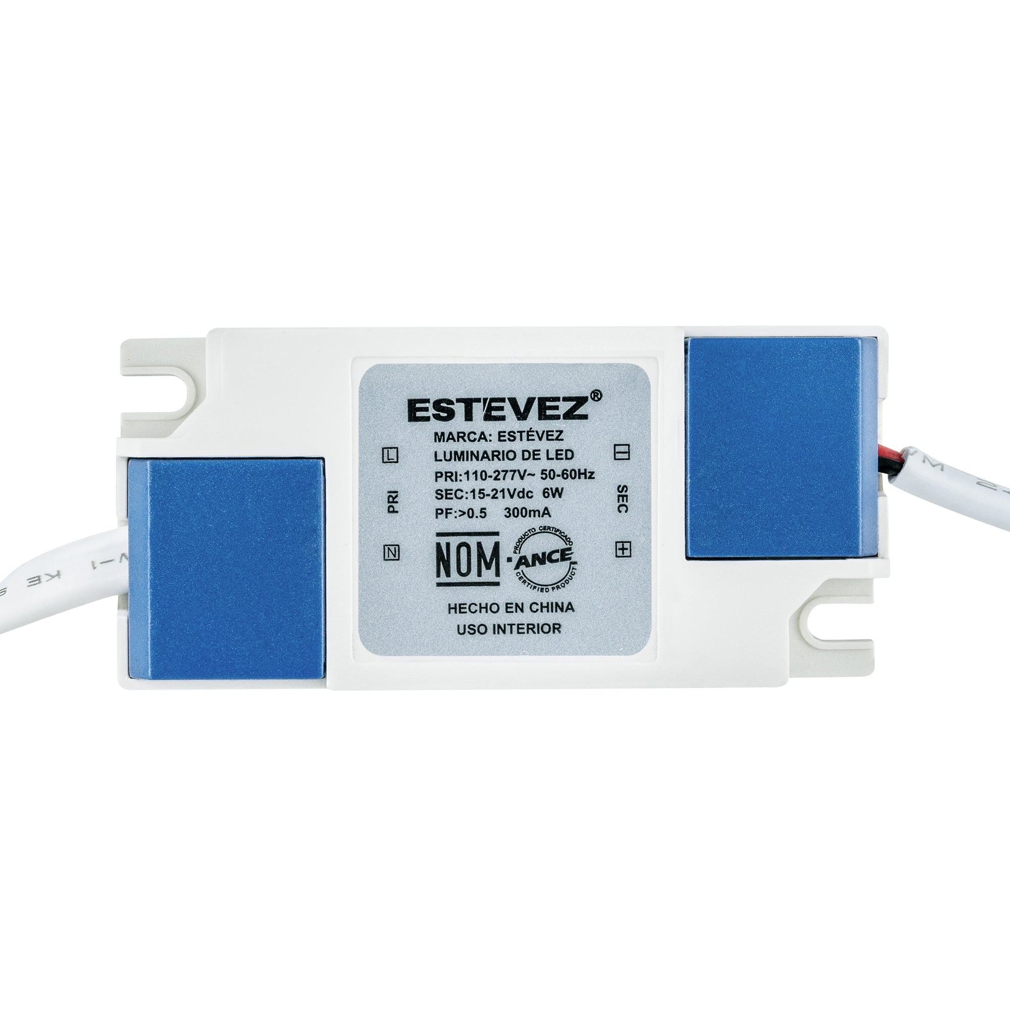Estevez Luminario  Downlight LED Empotrable 6W Ø120 mm Flat CCT con Selector de Temperatura, Modelo 39102-0-CCT
