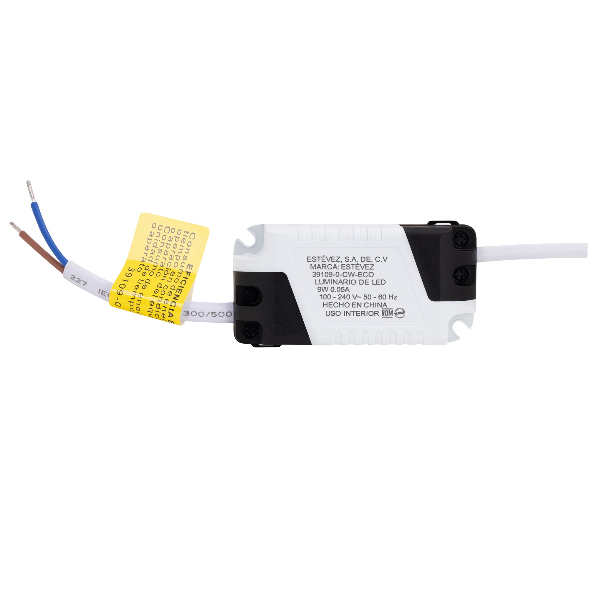 Estevez Luminario LED Empotrable 9W Ø145mm Flat ECO, Modelo 39109-0-WW-ECO