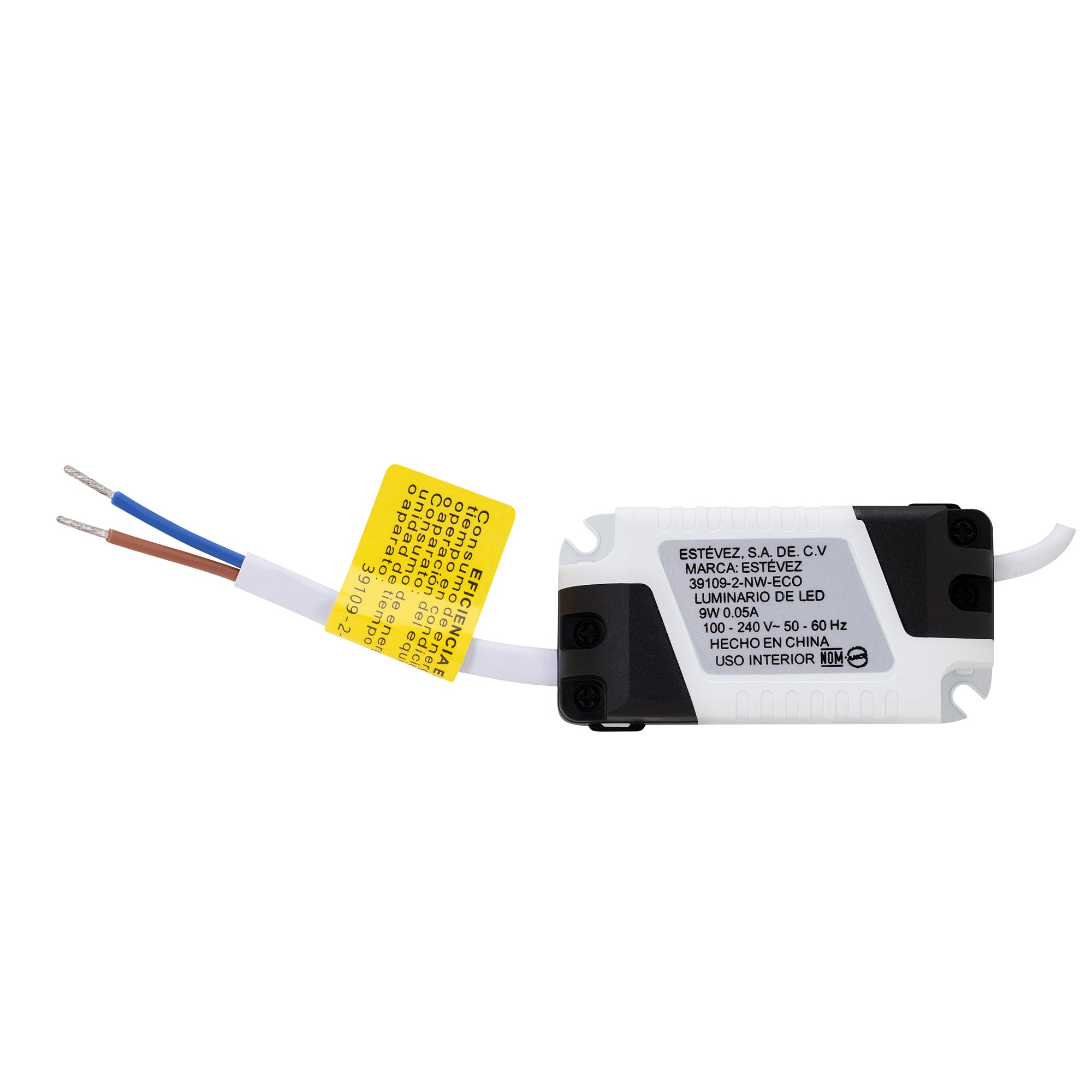 Estevez Luminario LED Empotrable 9W Ø145mm Flat ECO, Modelo 39109-0-WW-ECO