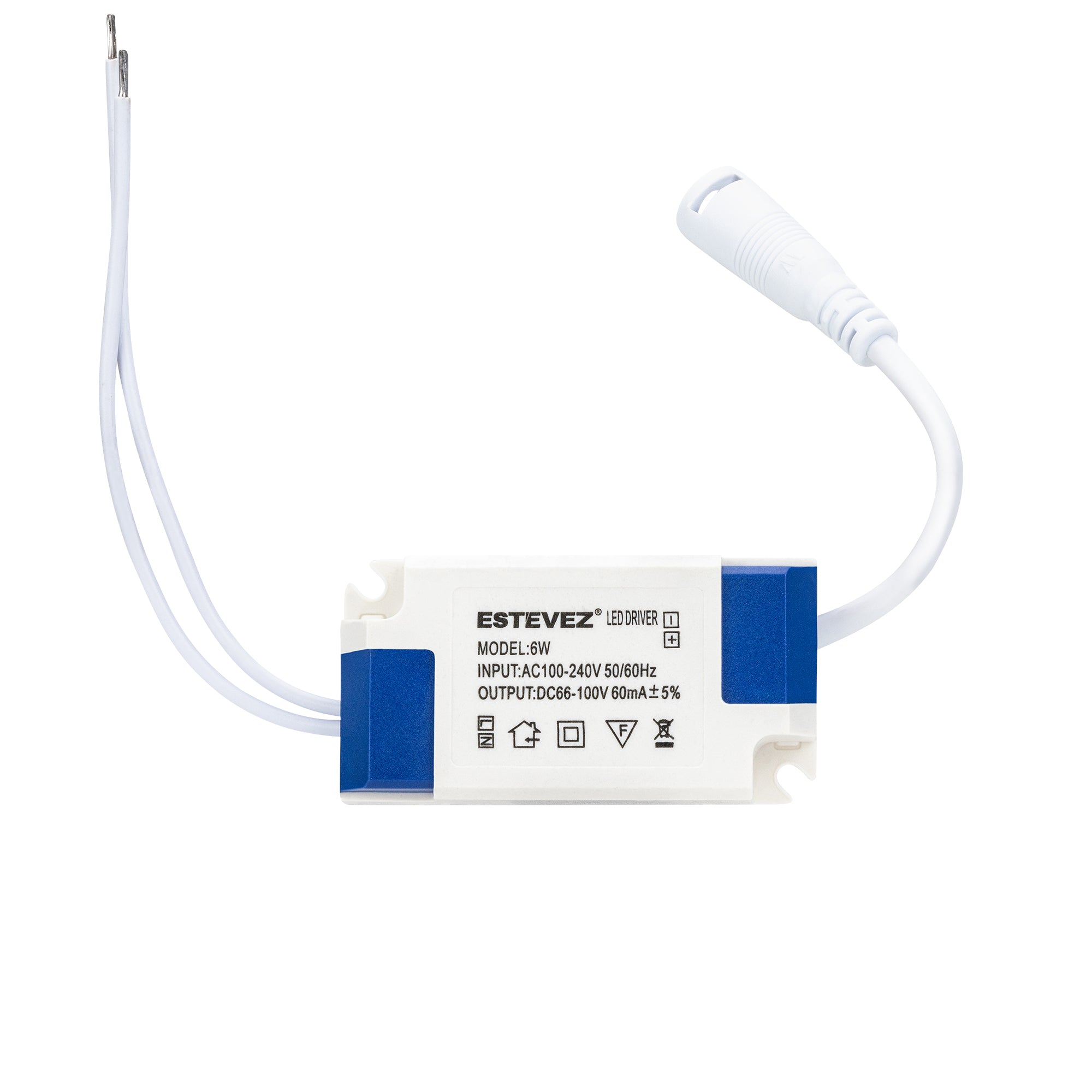 Estevez Luminario De Sobreponer Drum Eco Ø105 Mm Led 6W, Modelo 39112-0-WW-ECO