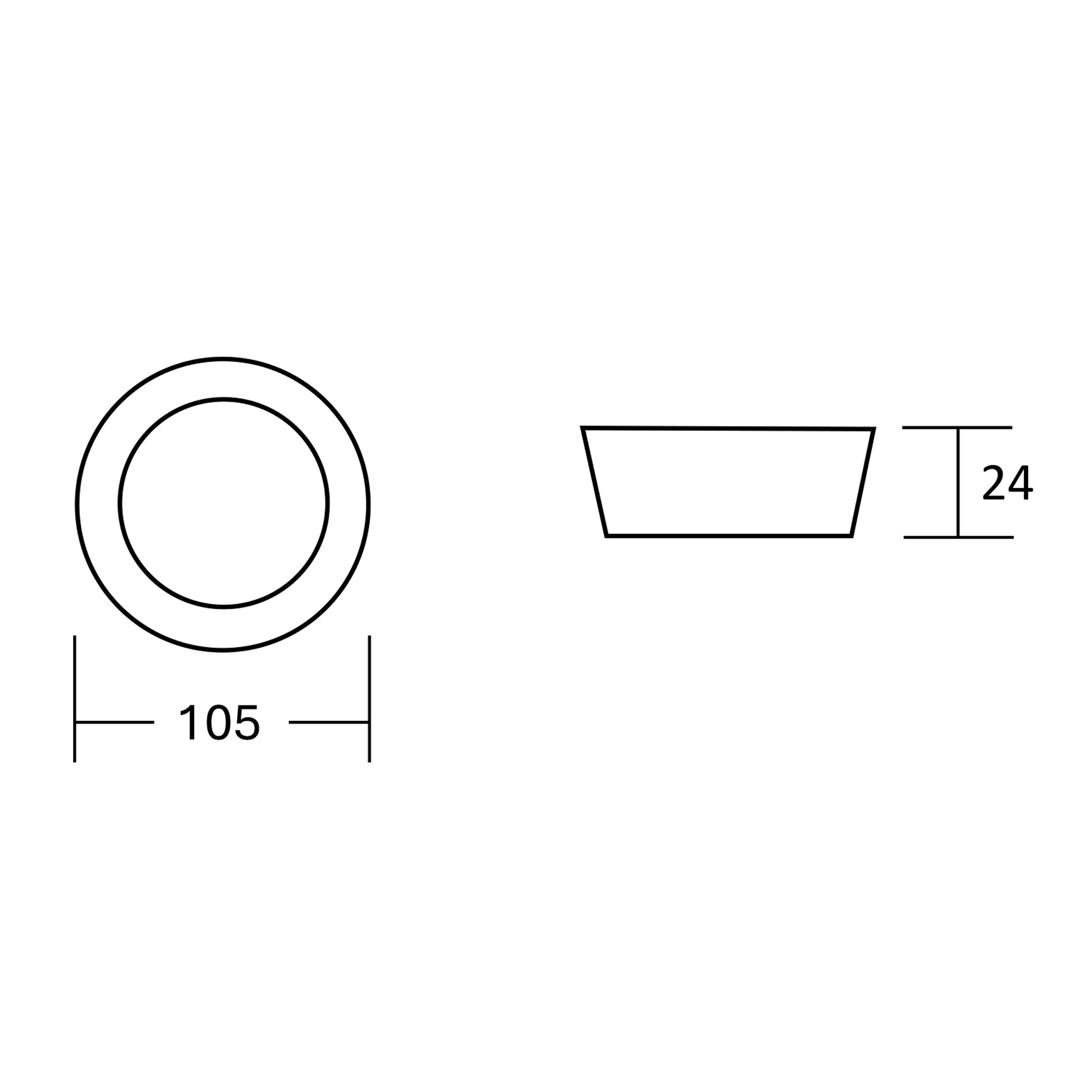 Estevez Luminario De Sobreponer Drum Cct Ø105 Mm Led 6W Con Cambio De Temperatura, Modelo 39112 CCT