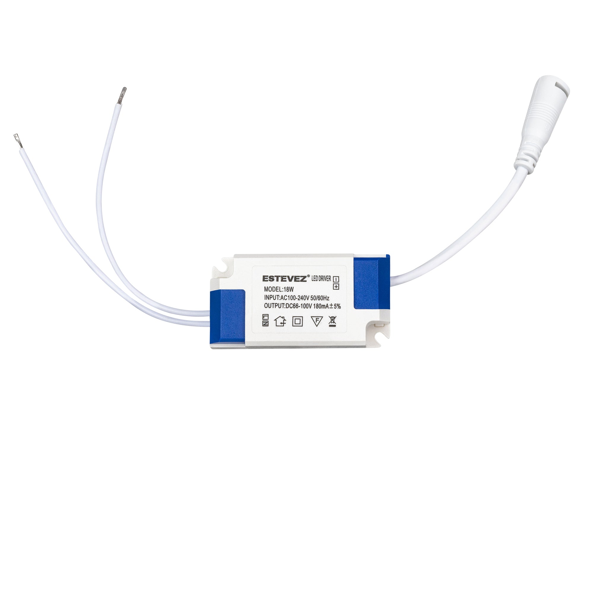 Estevez Luminario De Sobreponer Drum Eco Ø205 Mm Led 18W, Modelo 39114