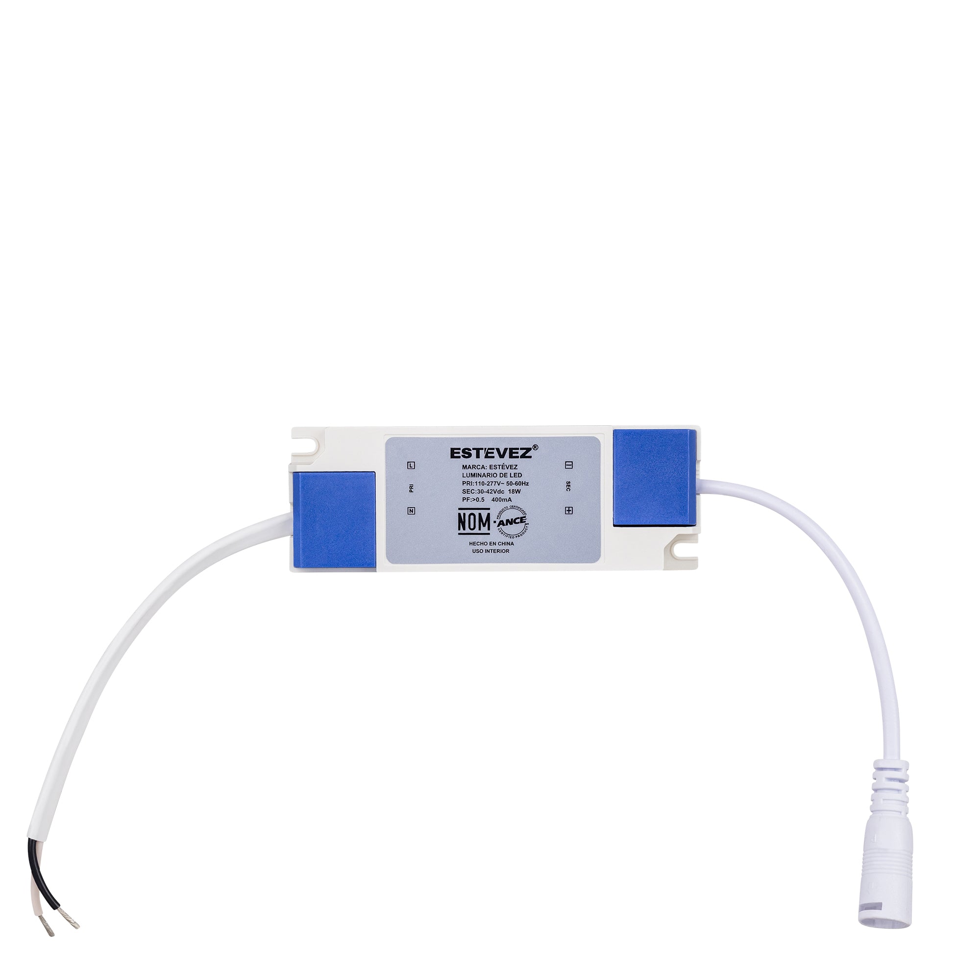 Estevez Luminario De Sobreponer Drum CCT Ø205 Mm Led 18W Con Cambio De Temperatura, Modelo 39114-0-CCT