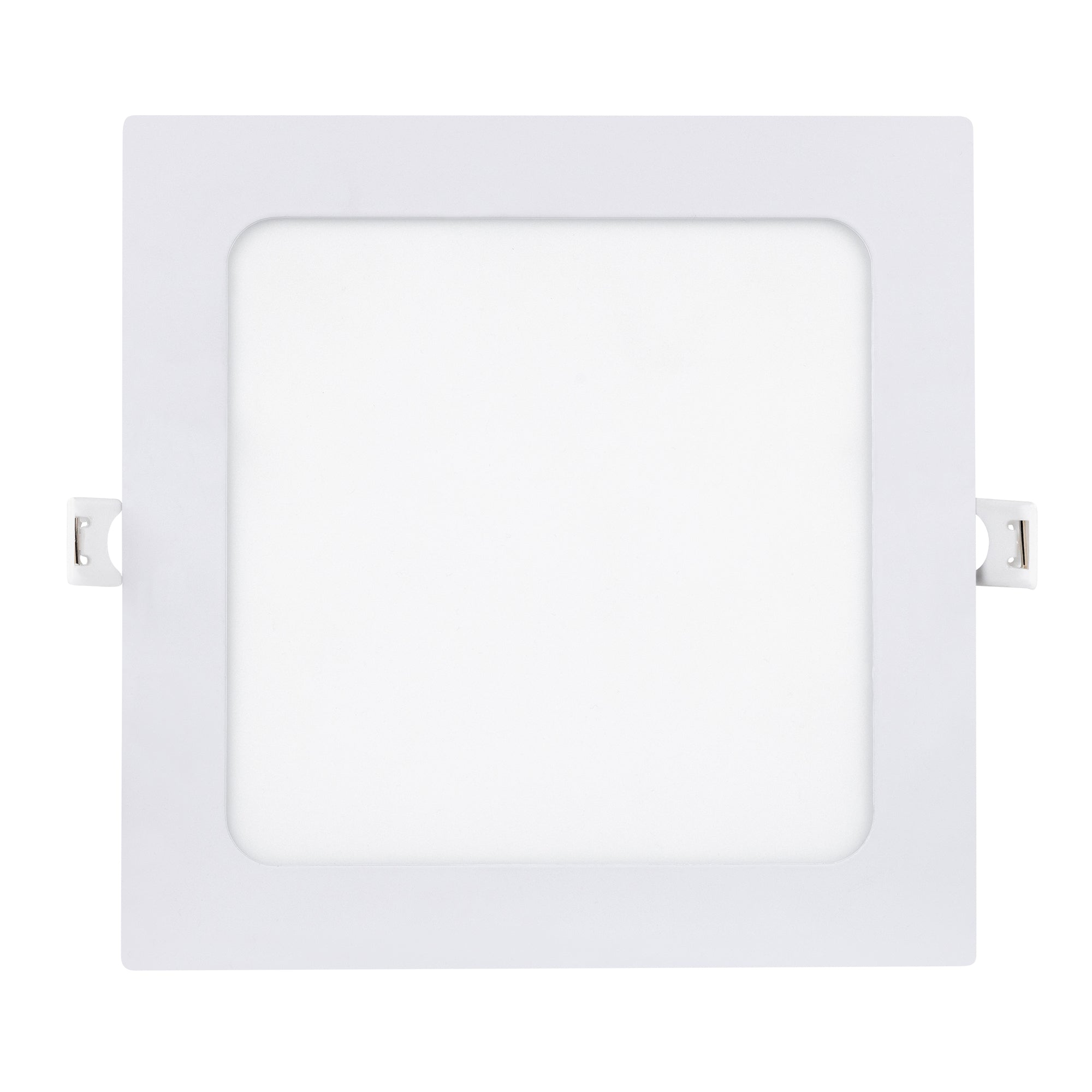 Estevez Luminaria LED Flat Square Eco 12W 3000K/6500K Empotrable 170×170 mm IP20, Modelo 39153-0-WW-ECO