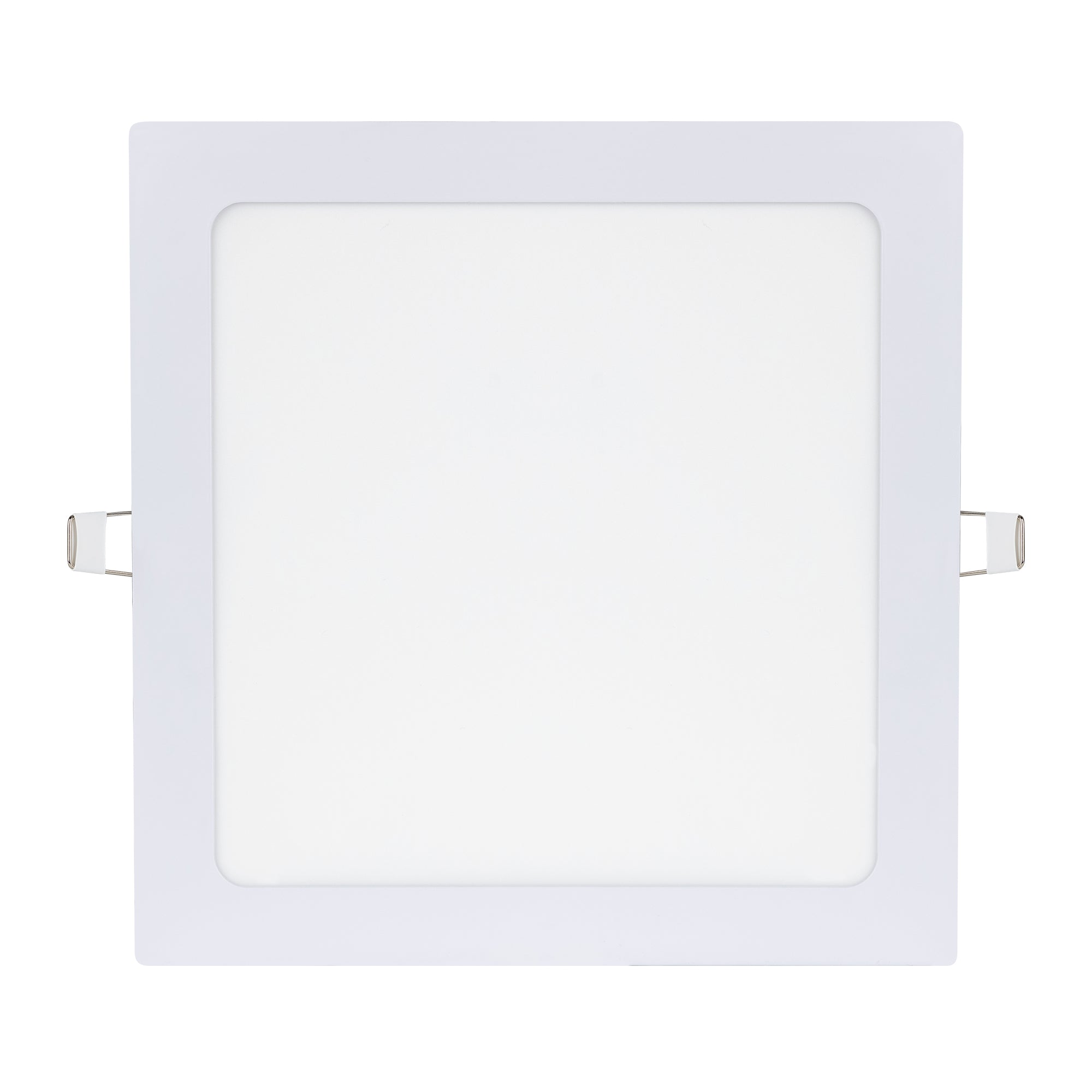 Estevez Luminaria LED Flat Square Eco 18W Empotrable 225×225 mm IP20, Modelo 39154-0-WW-ECO