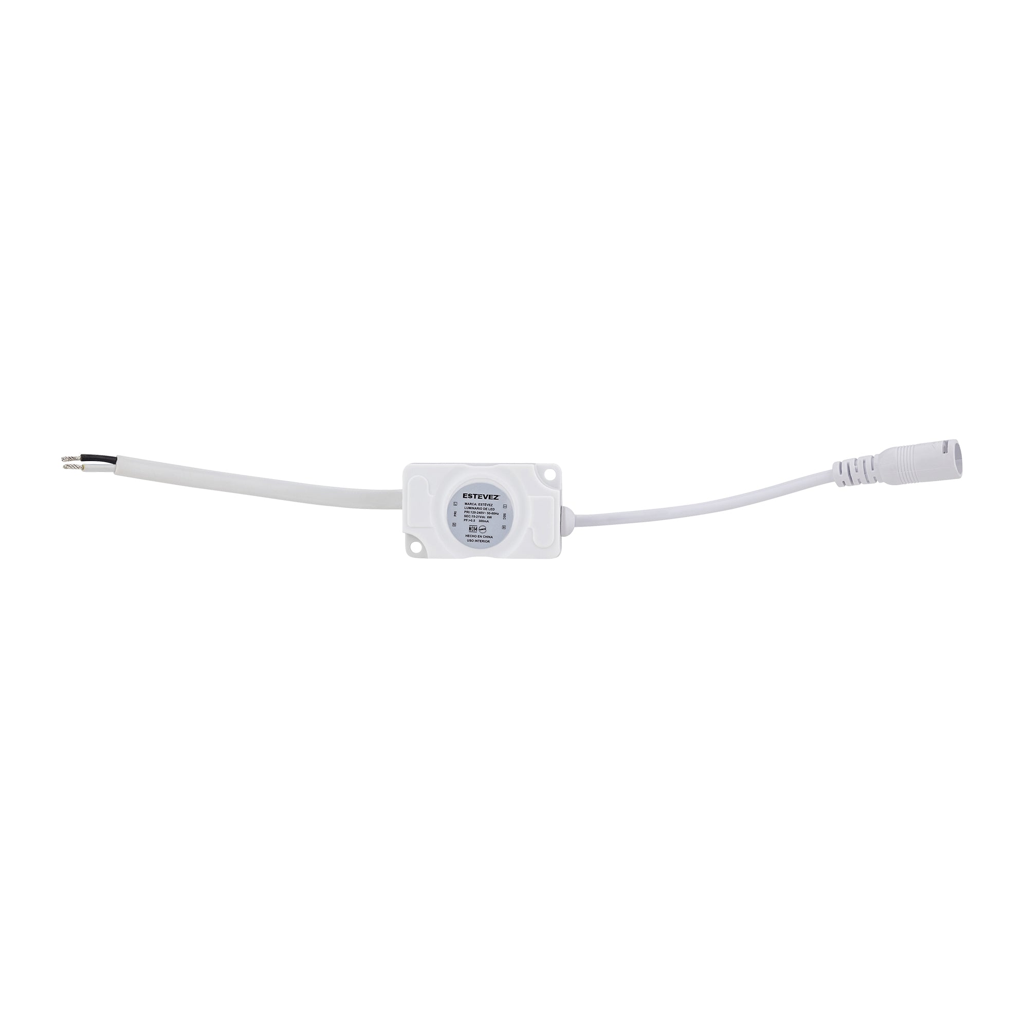 Estevez Luminario De Sobreponer Drum Square Eco 110×110 LED 6W, Modelo 39162