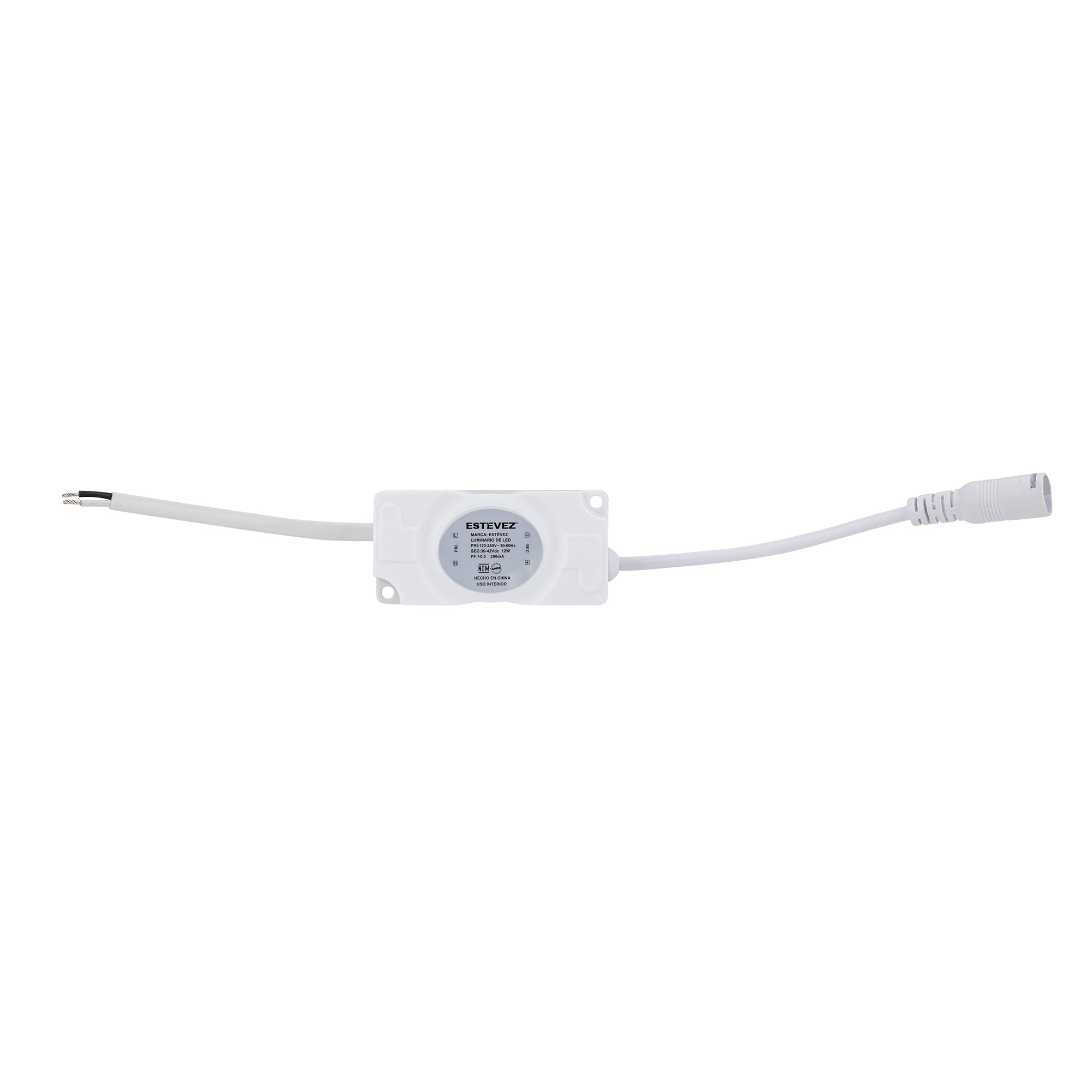 Estevez Luminario De Sobreponer Drum Square Eco 160×160 Mm LED 12W, Modelo 39163