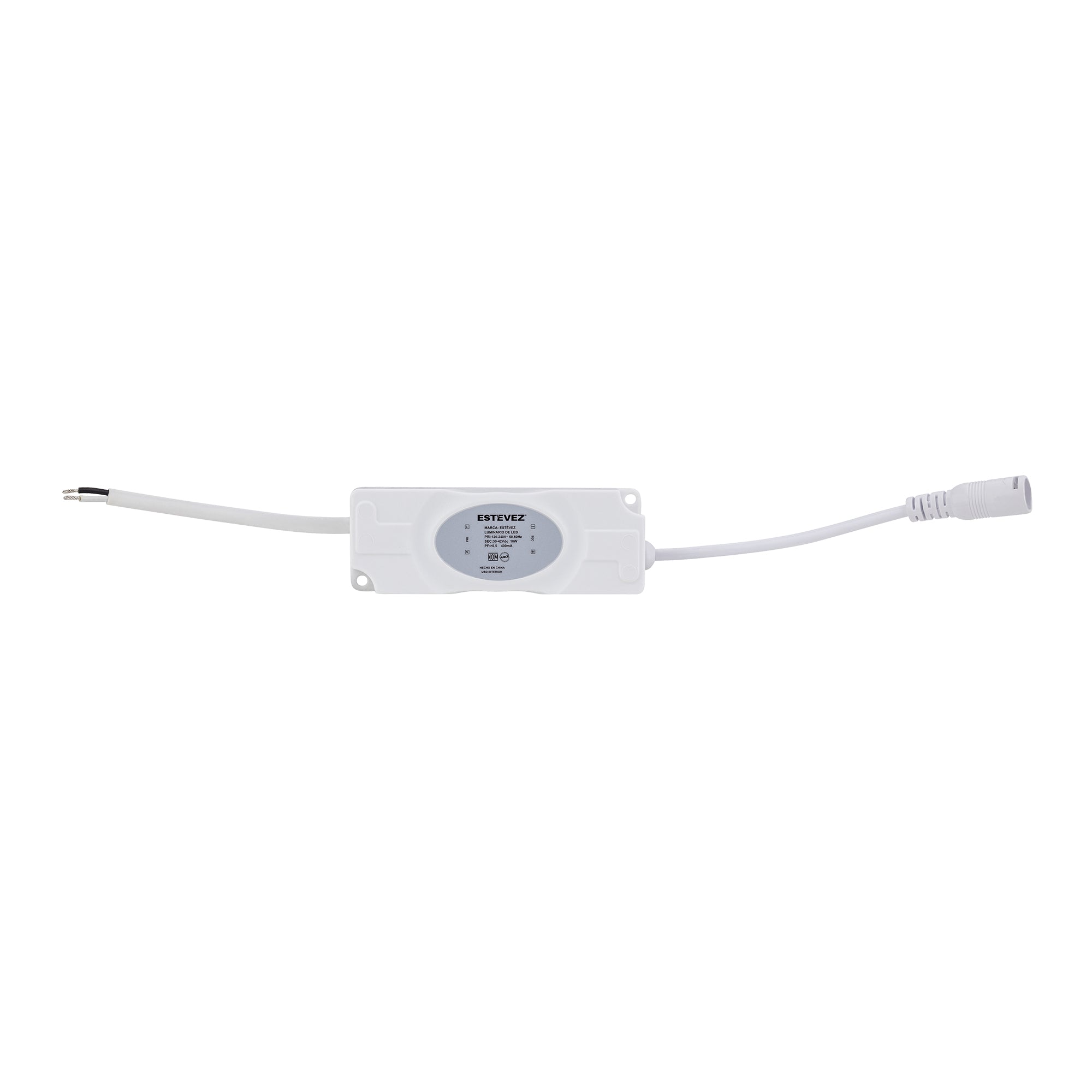 Estevez Luminario De Sobreponer Drum Square Eco 210×210 LED 18W, Modelo 39164