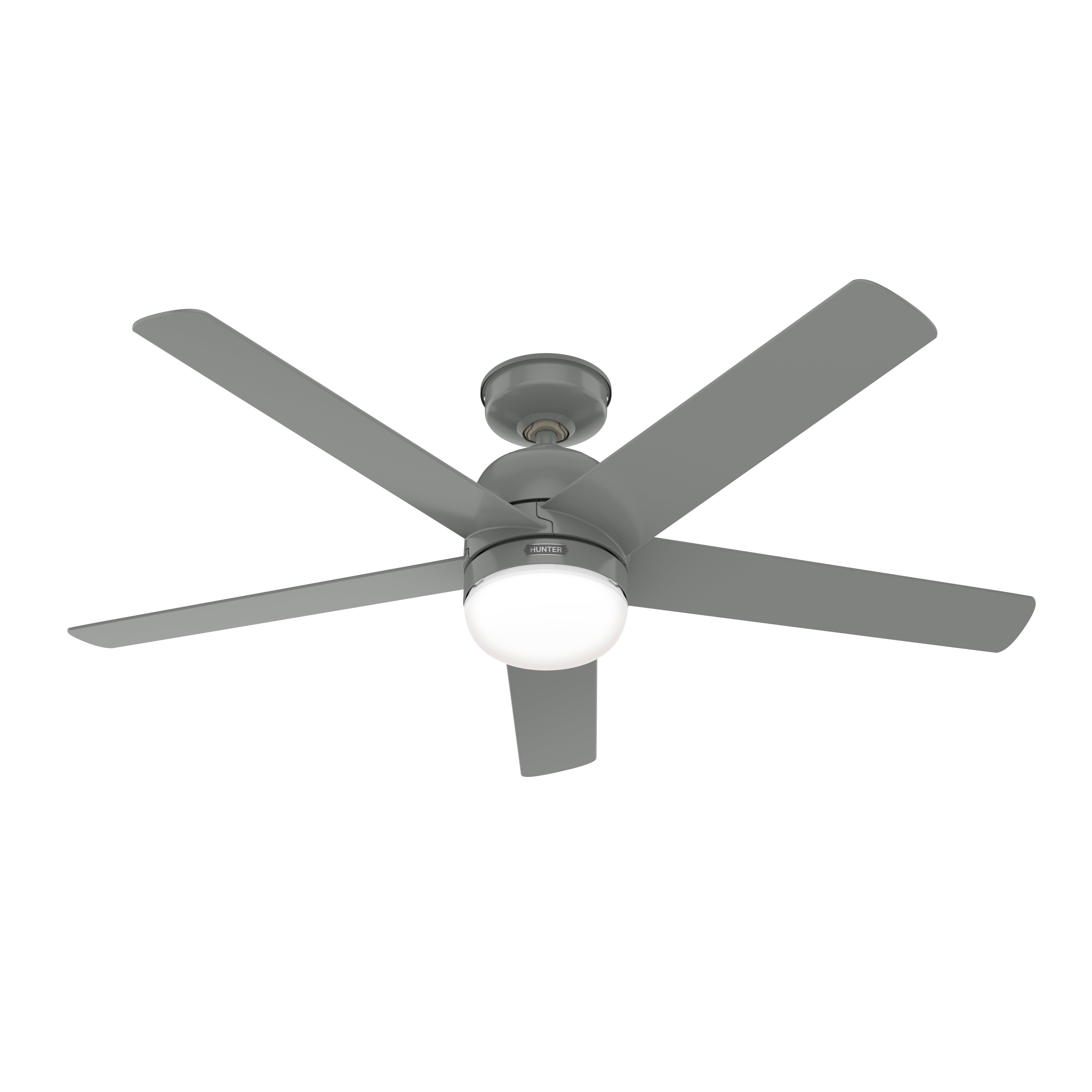 Hunter Ventilador de Techo 52" de 5 Aspas con Luz y Control de Pared, Apto para Exterior, Modelo Anorak