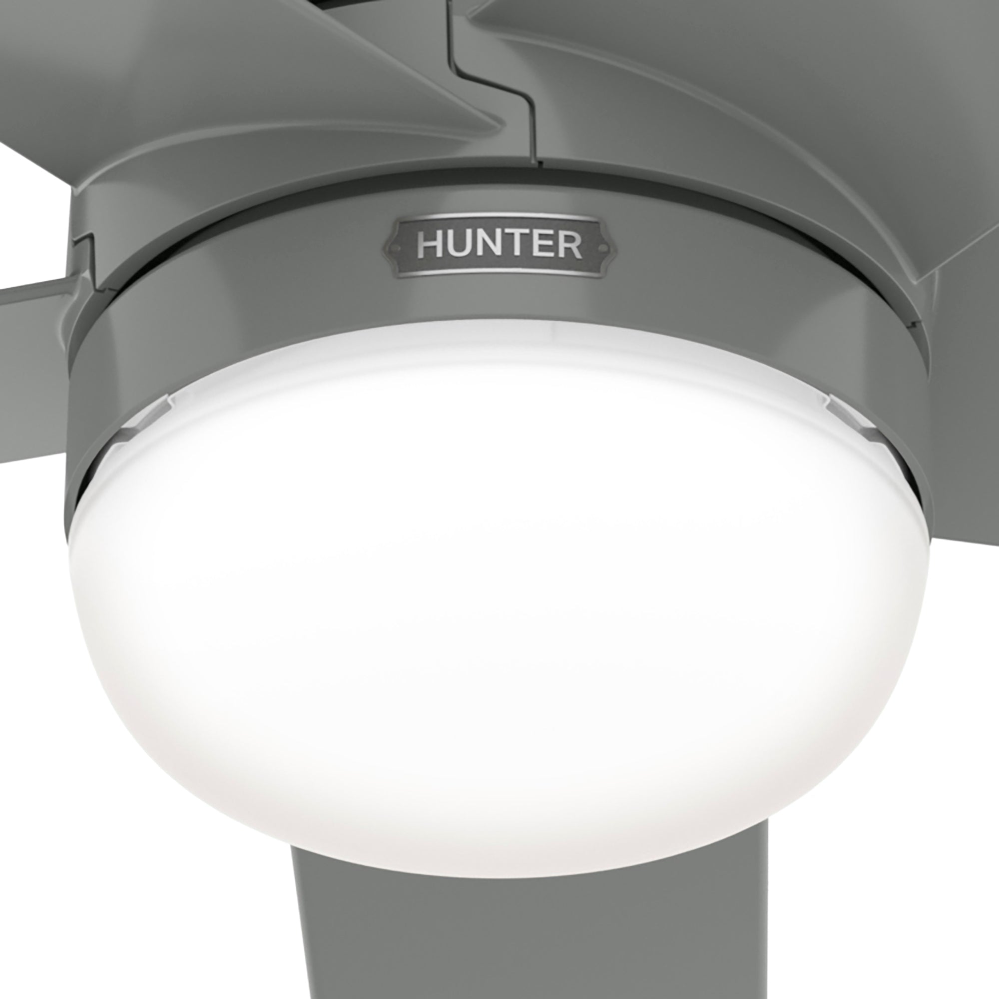 Hunter Ventilador de Techo 52" de 5 Aspas con Luz y Control de Pared, Apto para Exterior, Modelo Anorak