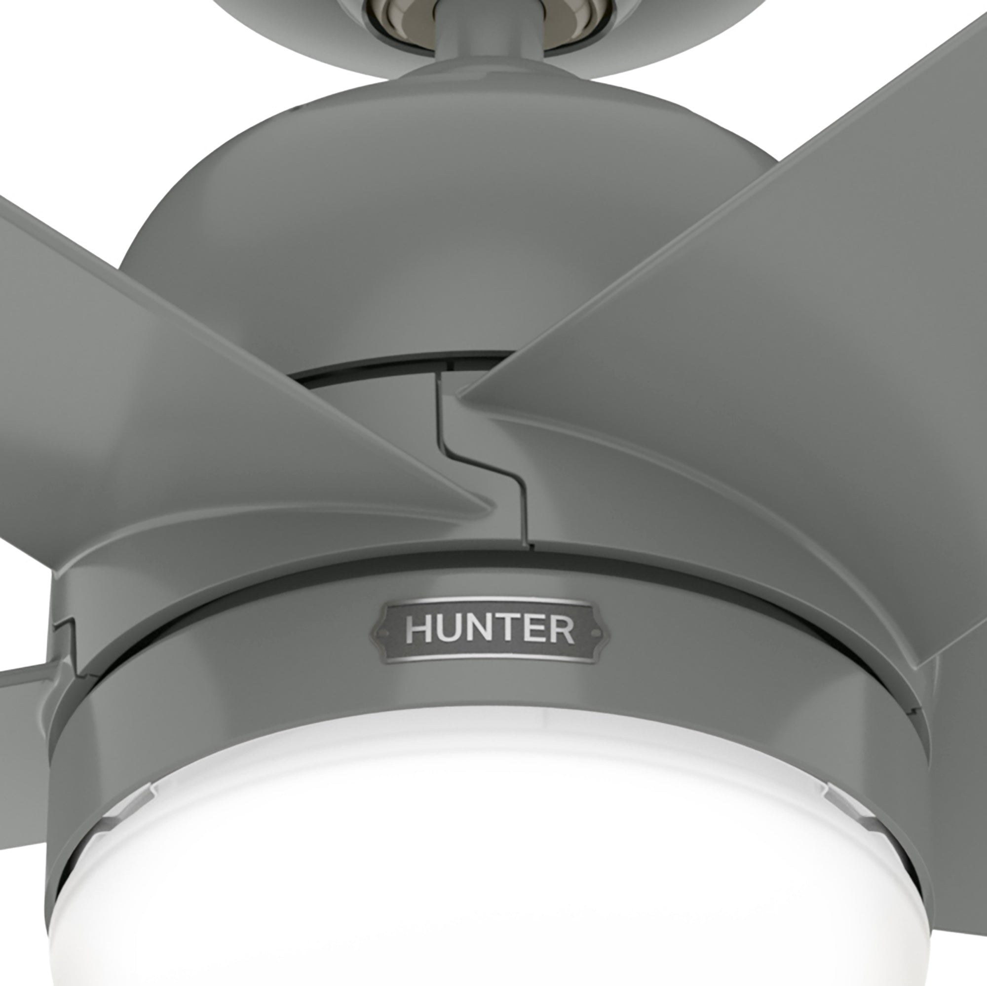 Hunter Ventilador de Techo 52" de 5 Aspas con Luz y Control de Pared, Apto para Exterior, Modelo Anorak