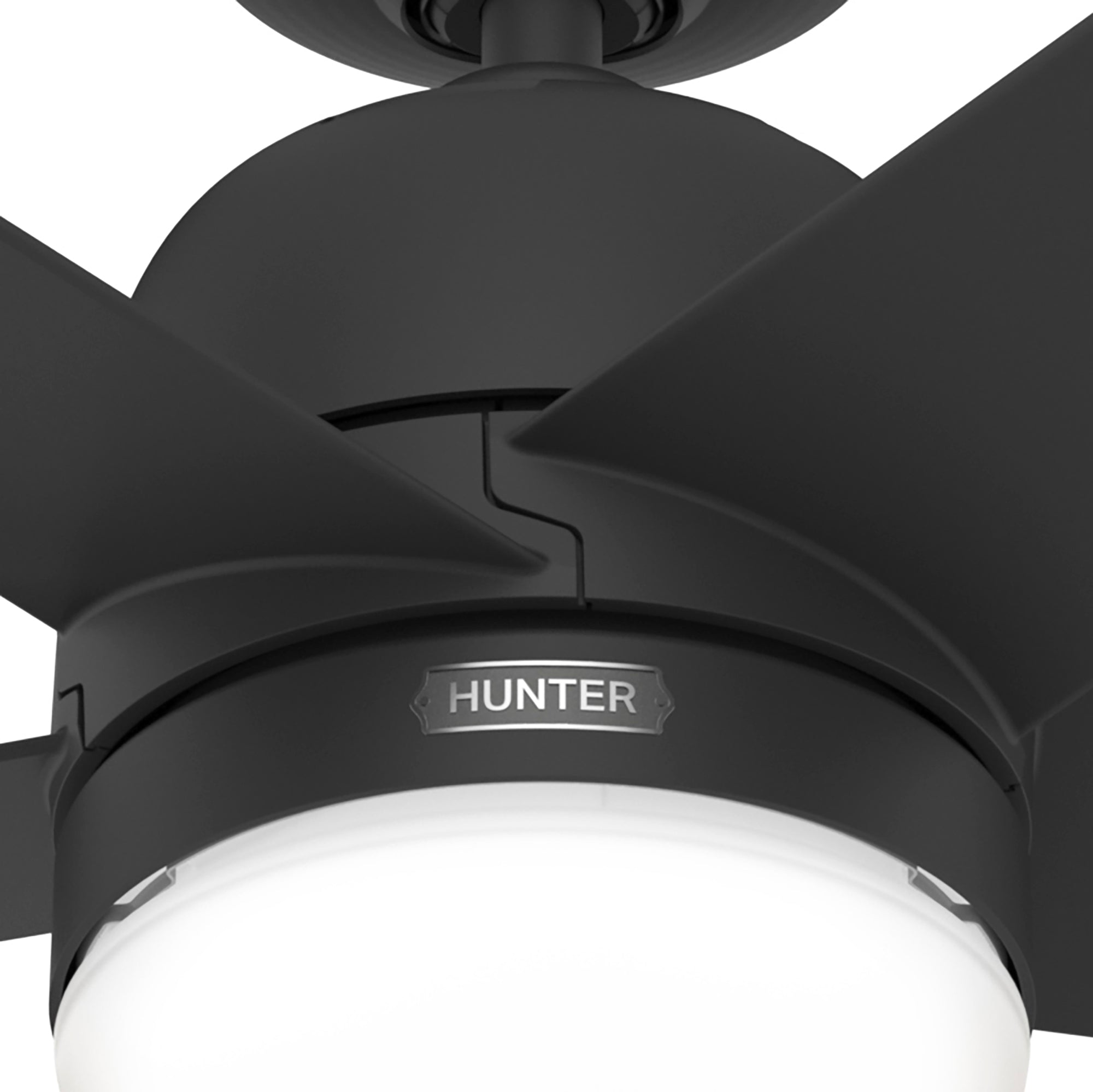 Hunter Ventilador de Techo 52" de 5 Aspas con Luz y Control de Pared, Apto para Exterior, Modelo Anorak