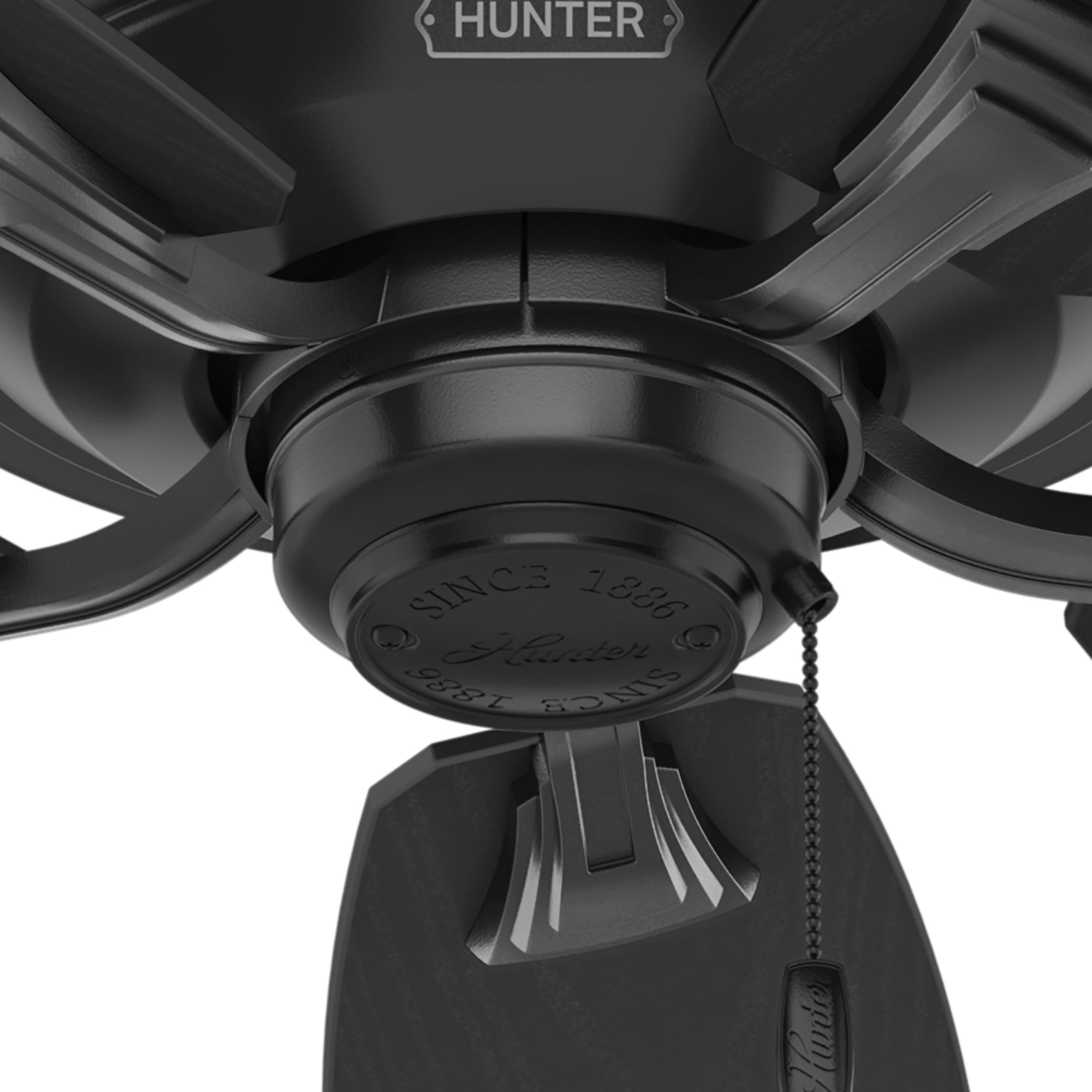 Hunter Ventilador de Techo de 52" 5 Aspas con Control de Cadena Apto para Exterior, Modelo Rainsford 53348