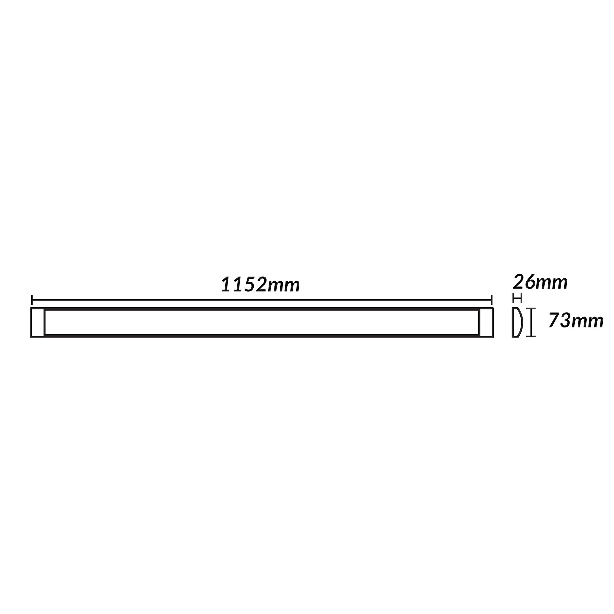 Estevez Luminaria Lineal Sight Eco 36W, Modelo 5736-0-CW-ECO