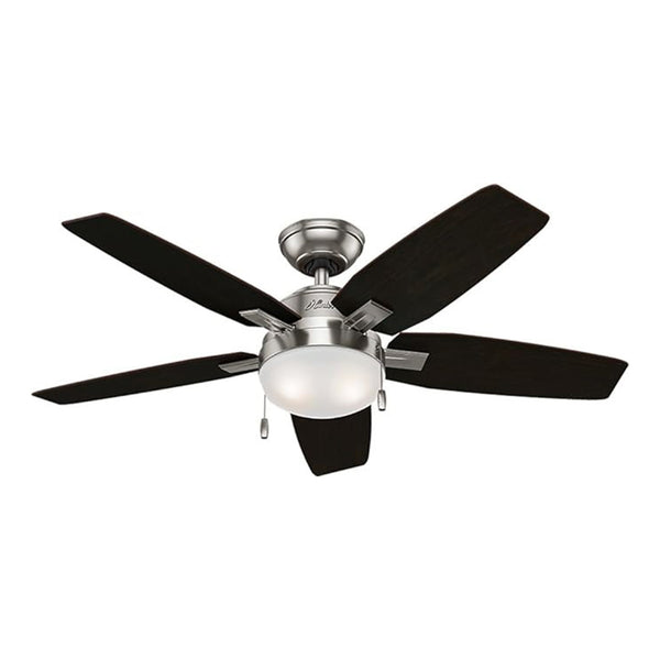 Hunter Ventilador de Techo con Luz de 46" con 5 Aspas Reversibles con Control de Cadena, Modelo Antero 59212