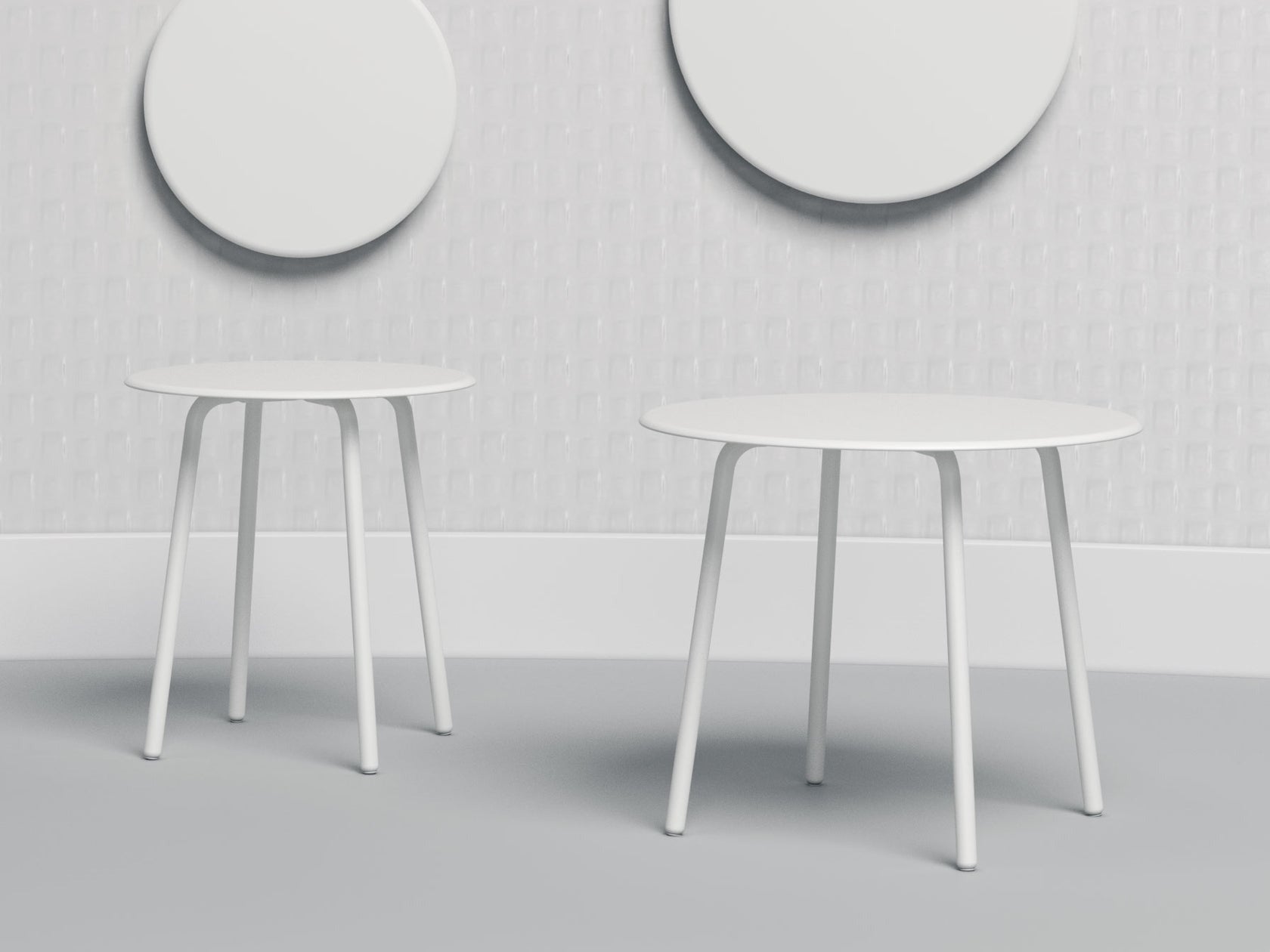 Lagoon Mesa de Comedor 74cm Apta para Interior y Exterior con Protección UV, Modelo Heron 7169 DT