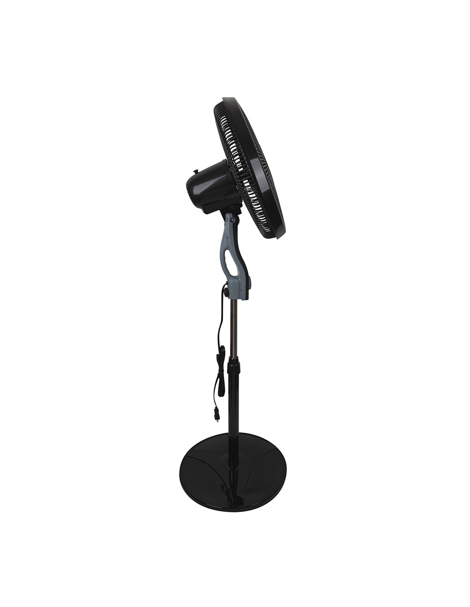 Westinghouse Ventilador de Pedestal 16” Negro, 3 Velocidades, 5 Aspas, 50 W, Modelo 72977