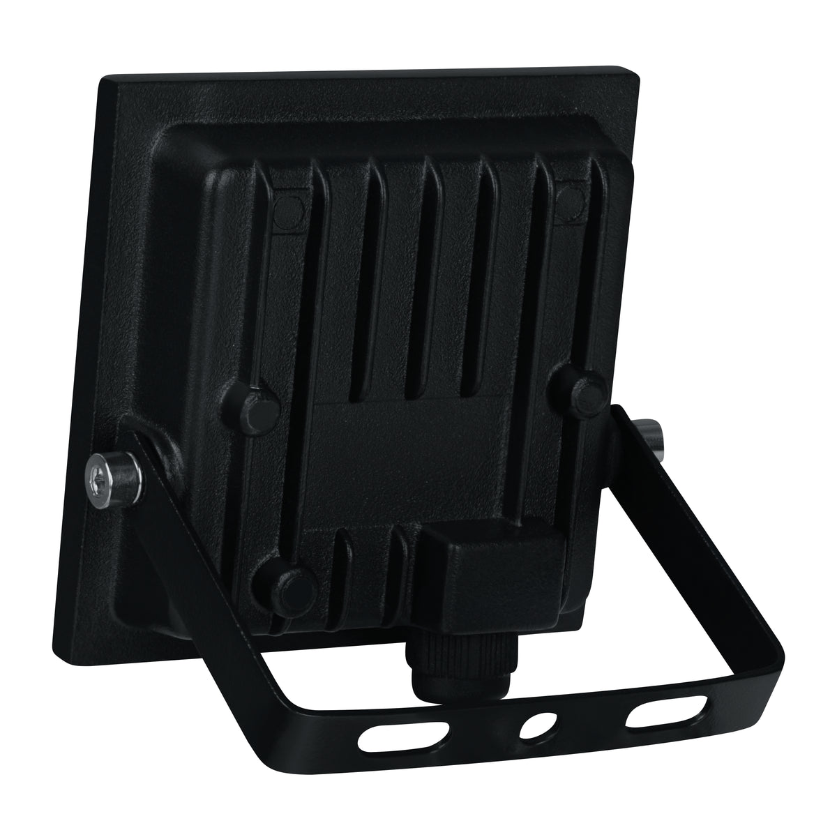 Estevez Luminaria Reflector LED Flood 10W 3000K / 6500K Negro Exterior, Modelo A-381-2-WW