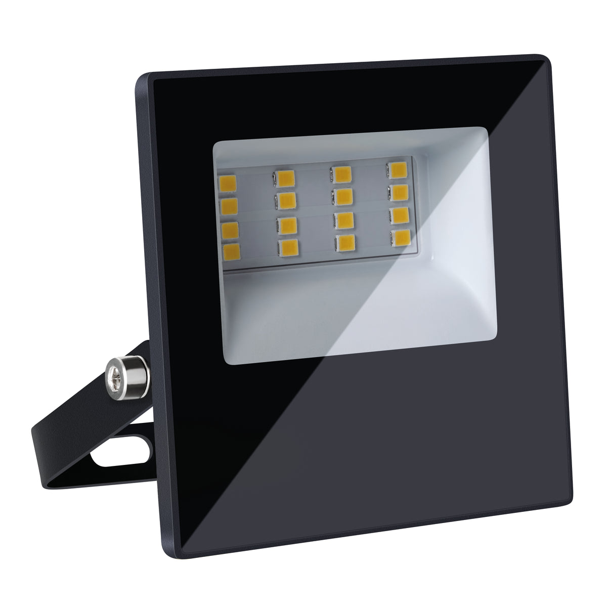 Estevez Luminaria Reflector LED Flood 10W 3000K / 6500K Negro Exterior, Modelo A-381-2-WW