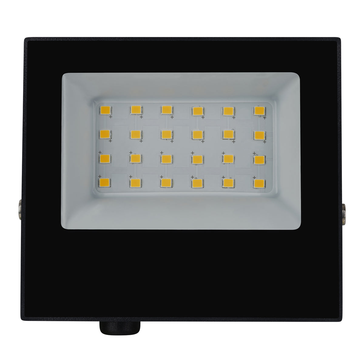 Estevez Reflector LED Flood 20W 3000K/ 6500K Negro Exterior IP65, Modelo A-382