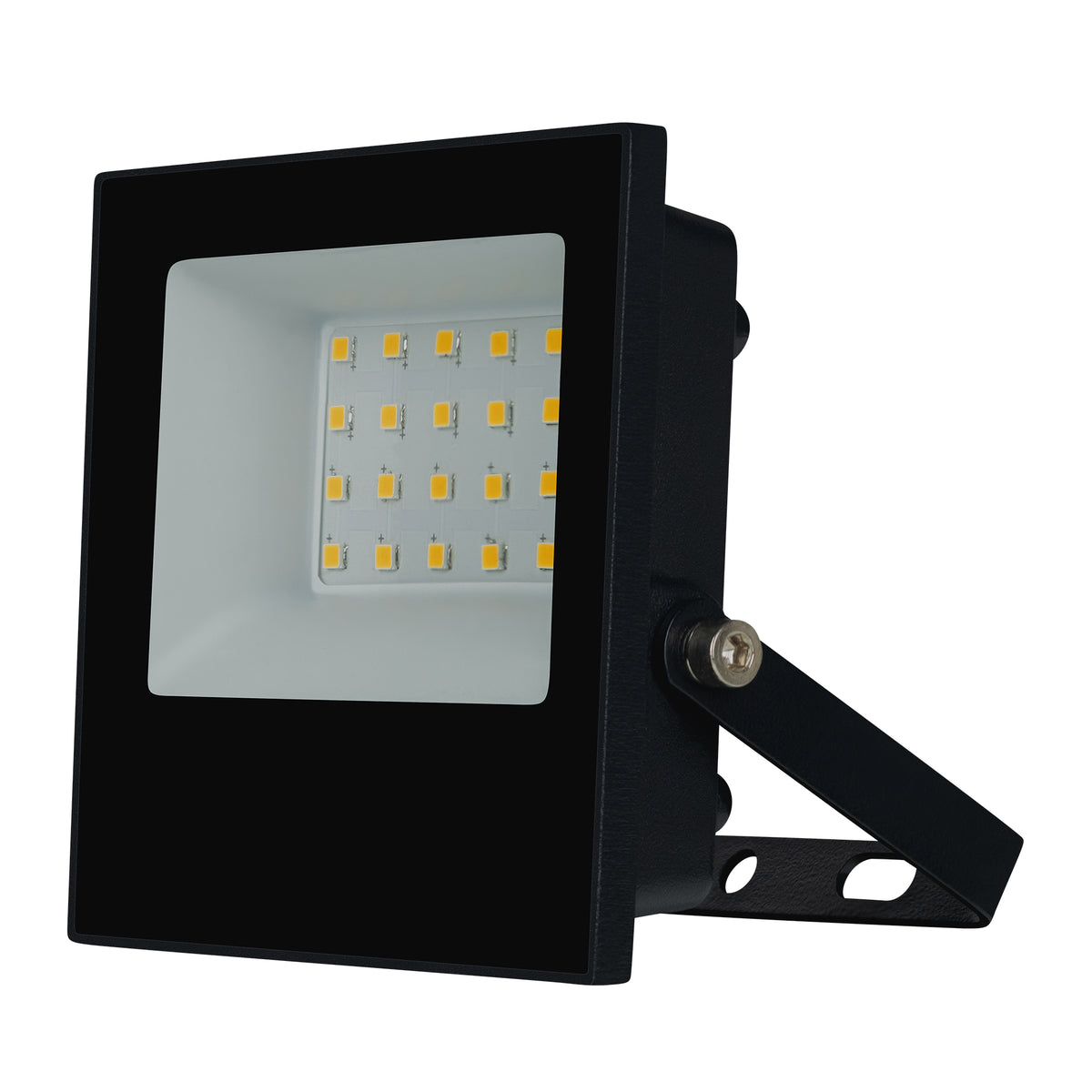 Estevez Reflector LED Flood 20W 3000K/ 6500K Negro Exterior IP65, Modelo A-382