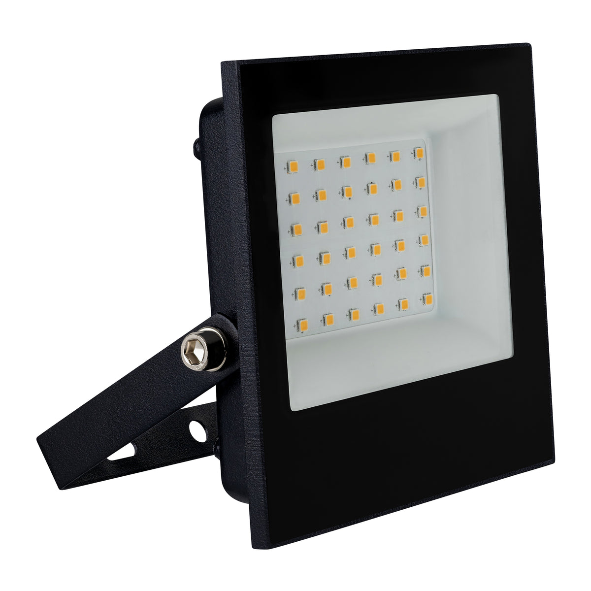 Estevez Reflector LED Flood 30W 3000K / 6500K Negro Exterior IP65, Modelo A-383