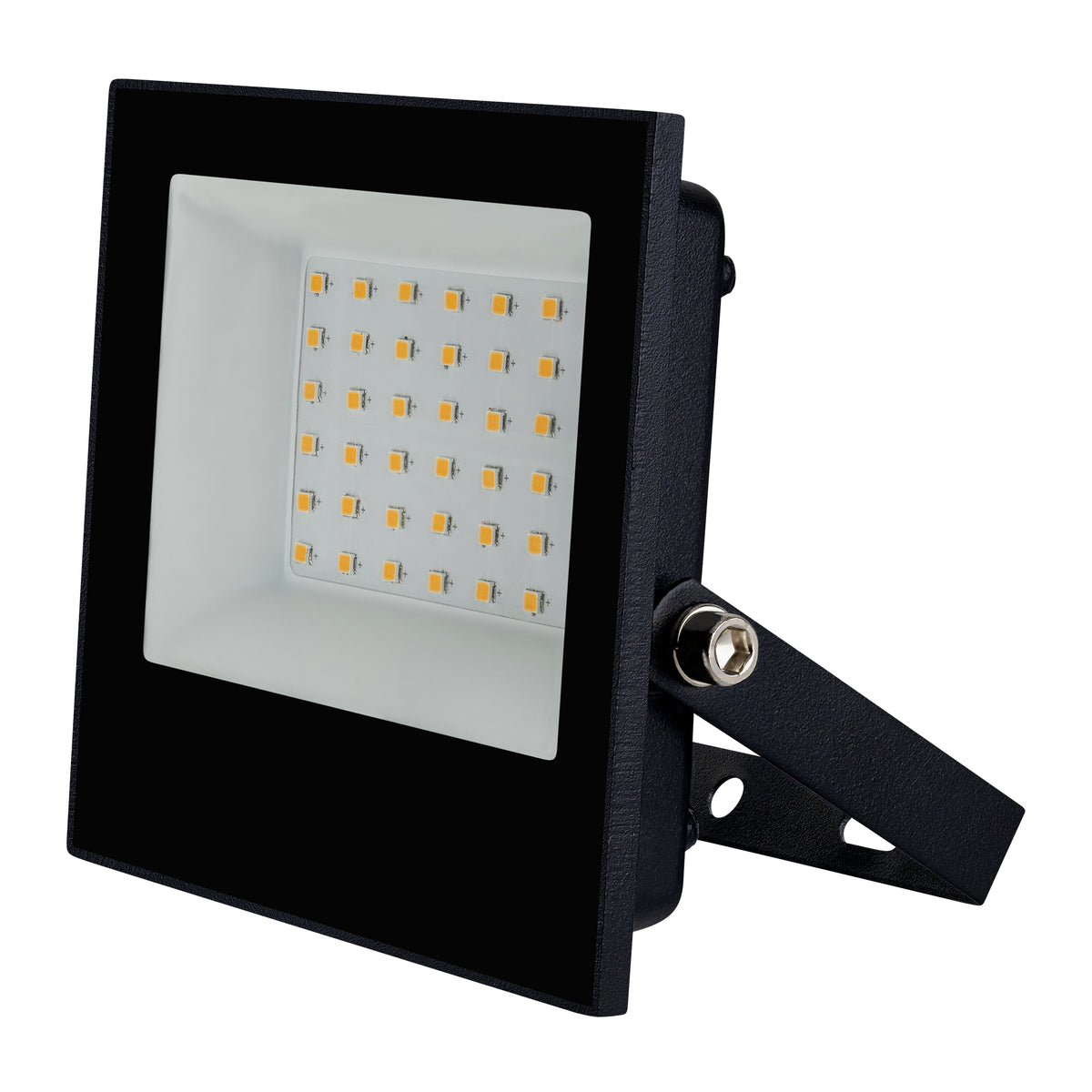 Estevez Reflector LED Flood 30W 3000K / 6500K Negro Exterior IP65, Modelo A-383