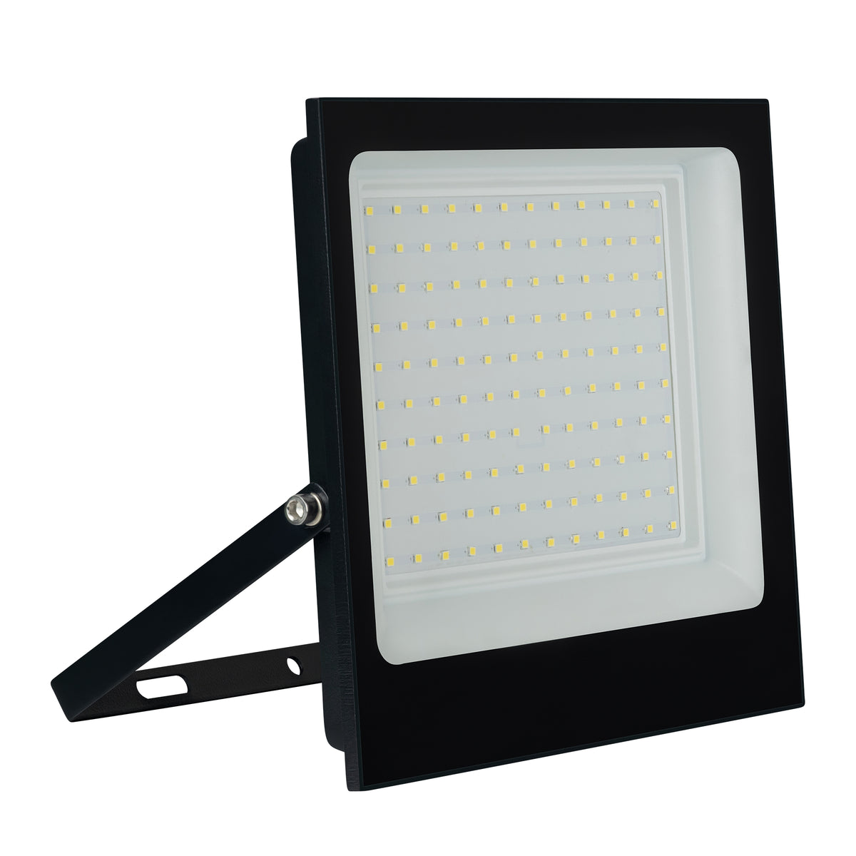Estevez Reflector LED Flood 100W 6500K Negro Exterior IP65, Modelo A-386-2-CW