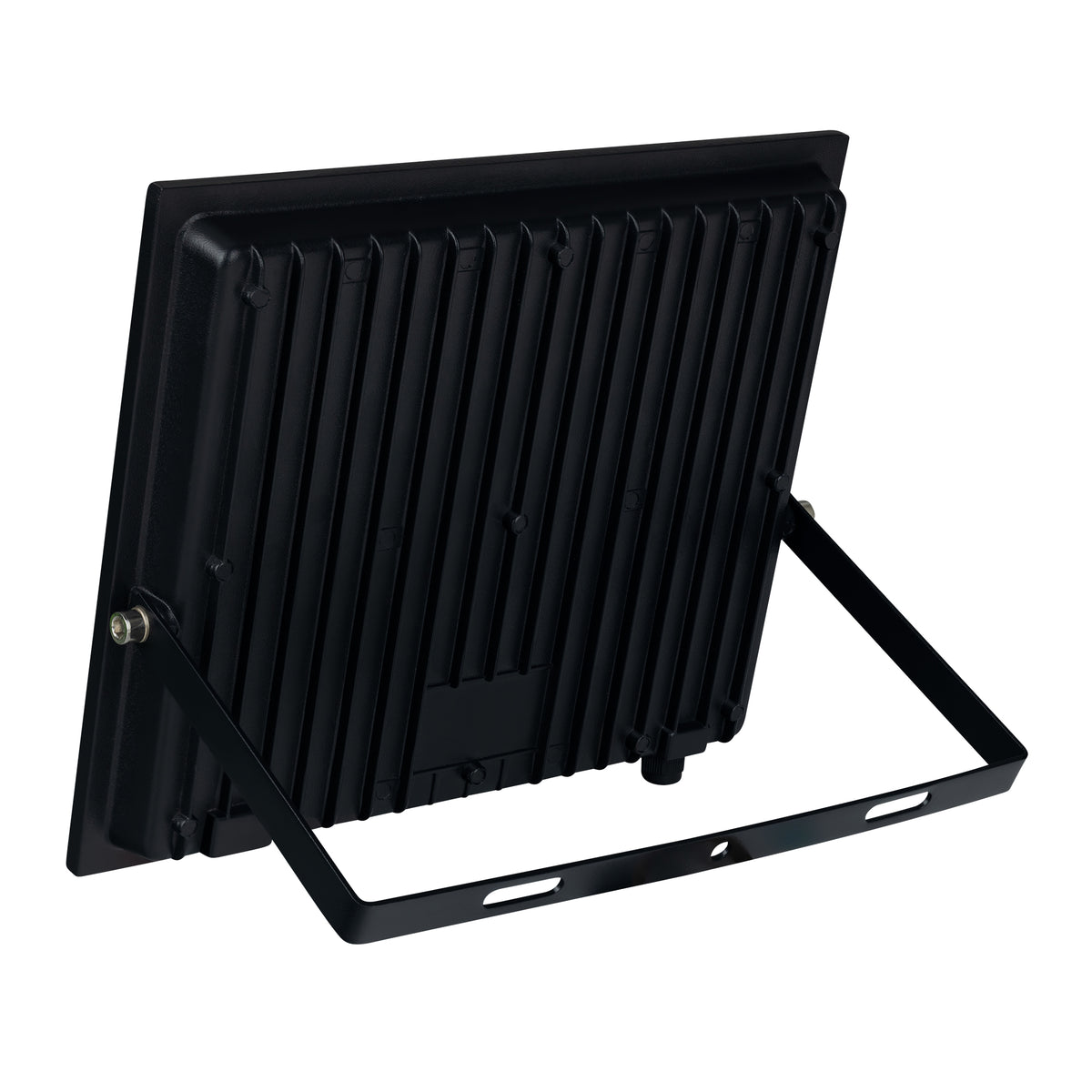 Estevez Reflector LED Flood 100W 6500K Negro Exterior IP65, Modelo A-386-2-CW