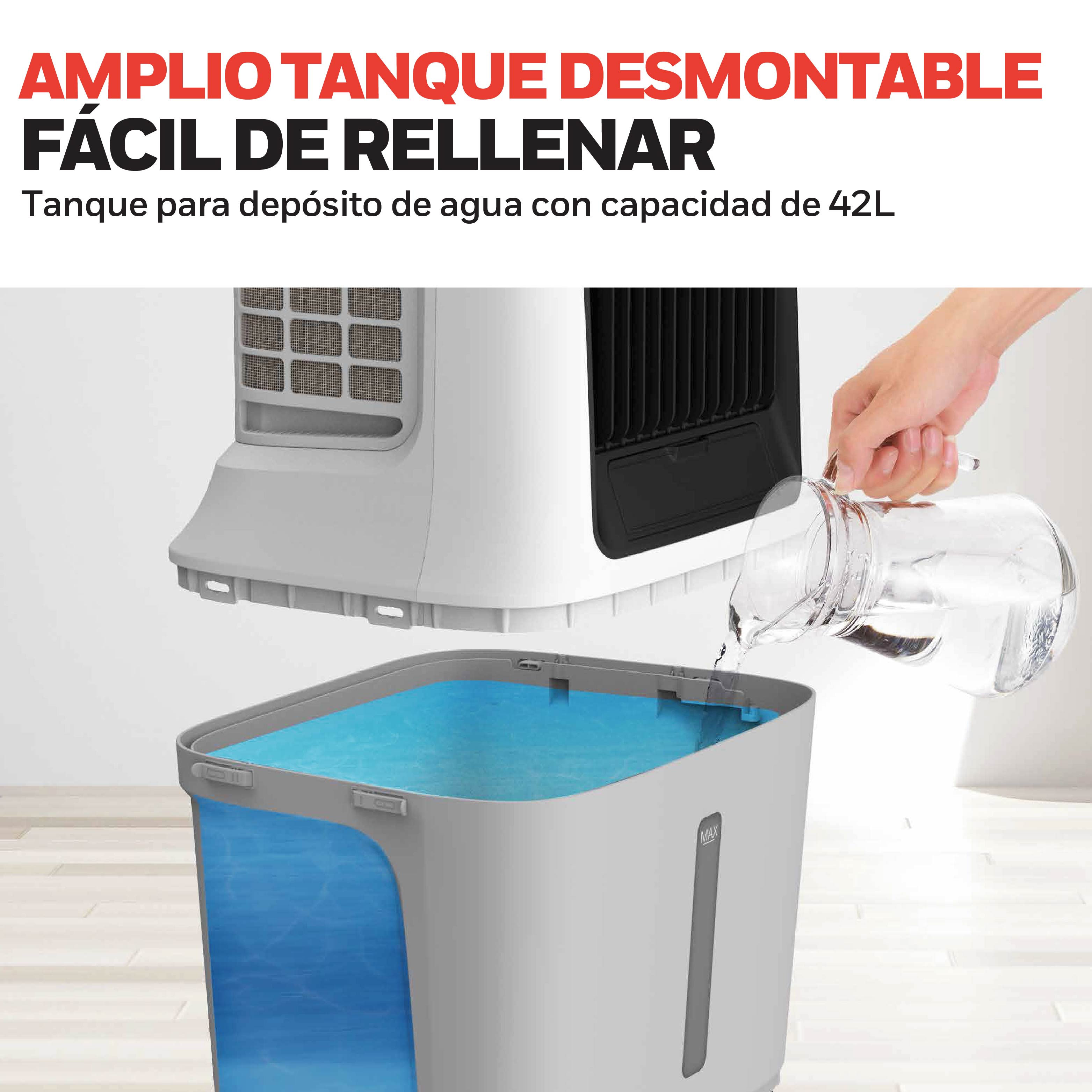 Honeywell Enfriador 42L Aspas Vortex 398CFM 7m, Modelo CL42HE