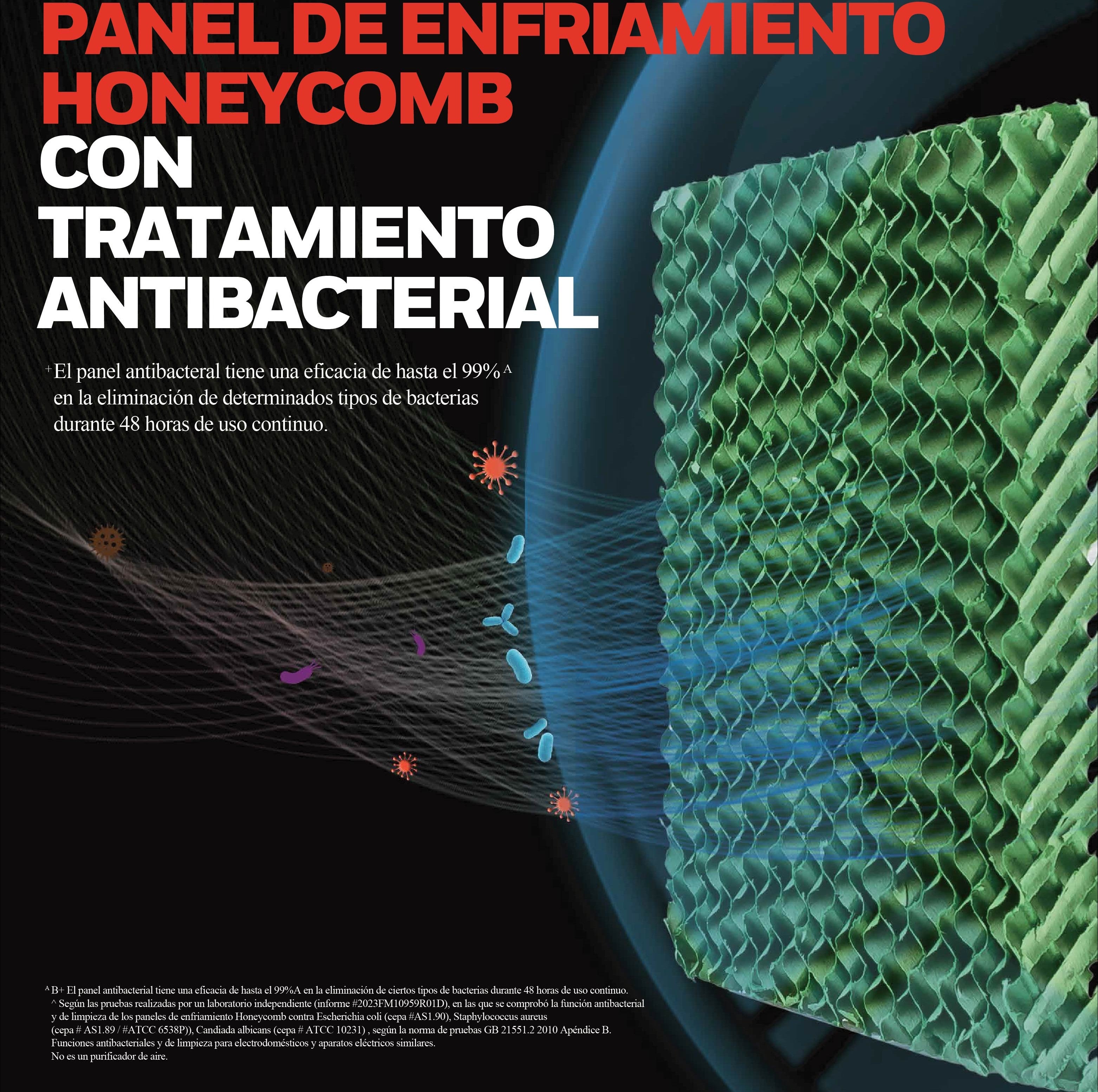 Honeywell Enfriador 42L Aspas Vortex 398CFM 7m, Modelo CL42HE