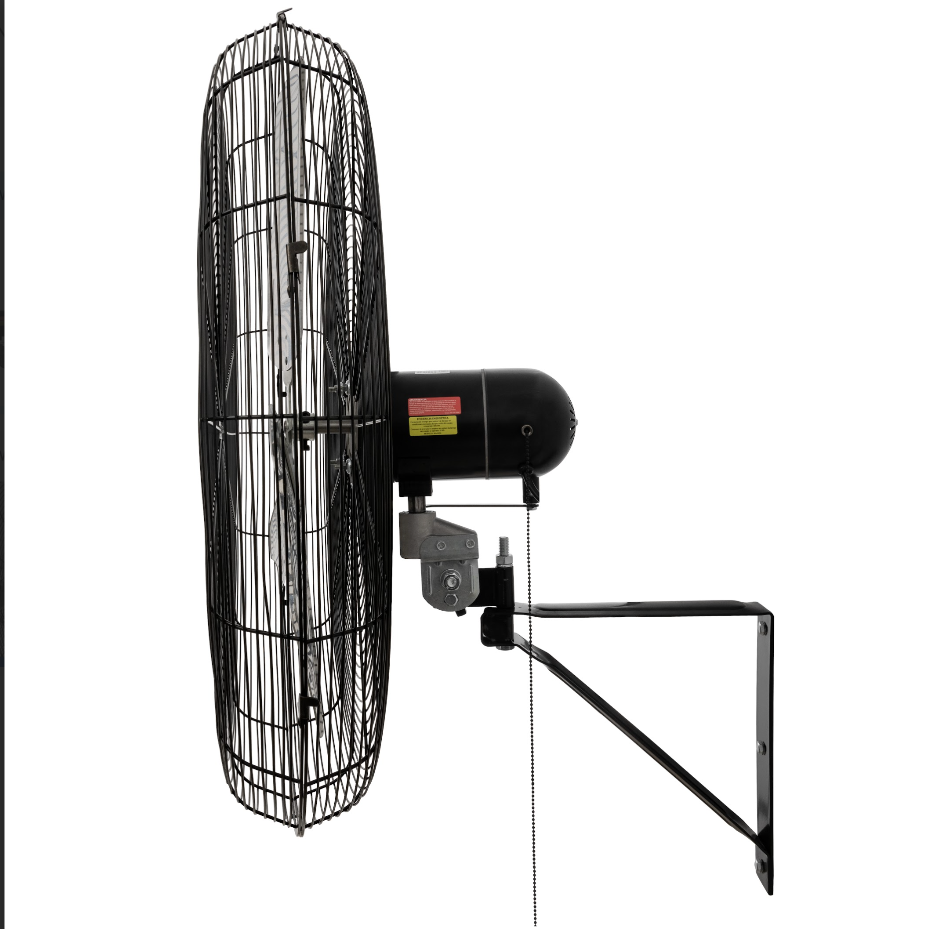 Narvik Ventilador de Pared Industrial de 30" con 3 aspas metálicas, 3 Velocidades con Rango Oscilatorio, Modelo NA-W30