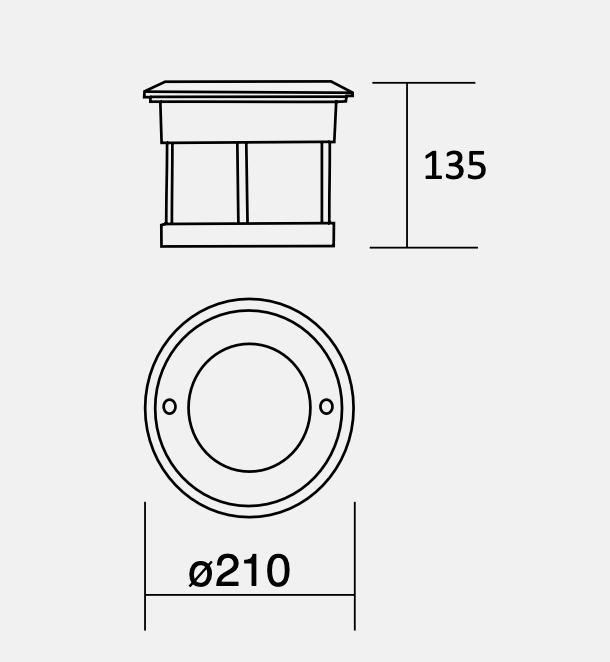 Estevez Luminario LED para Empotrar en Piso 15W, Modelo 19297