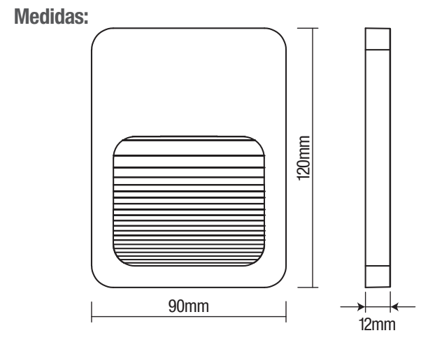 Ipsa Luminario para Exterior IP65, Modelo ARCOR-LED/2W
