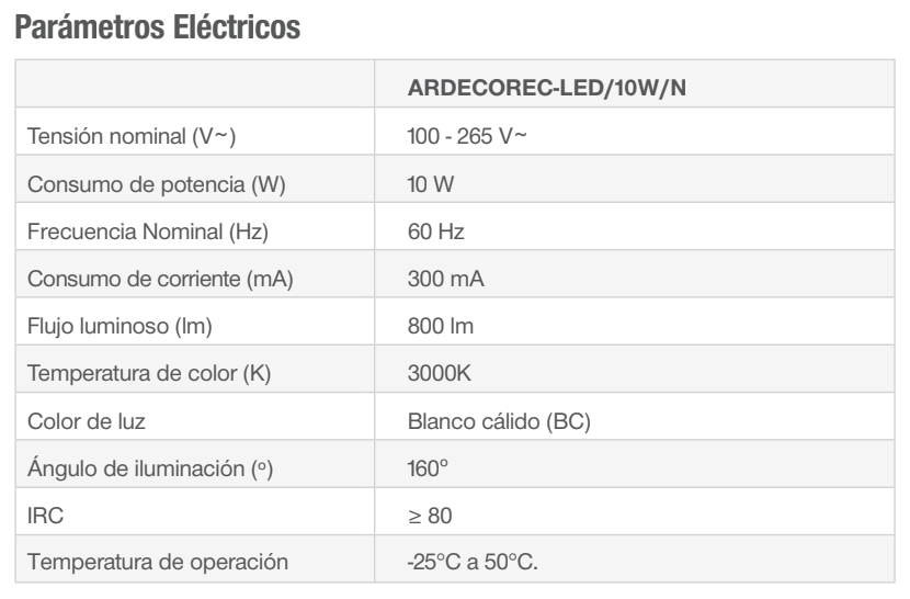 Ipsa Luminaria Decorativa para Muro LED, Modelo ARDECOREC-LED/10W/N
