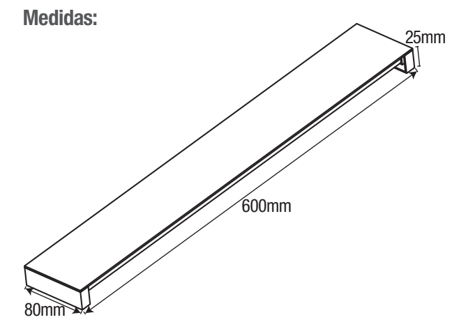 Ipsa Luminaria Decorativa para Muro LED, Modelo ARLJ-LED/20W/N