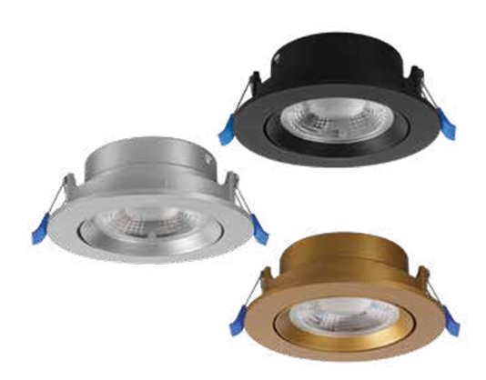 Estevez Spot LED Empotrable 7W Orientable Ø108 mm SWING LED, Modelo 19072-0-WW