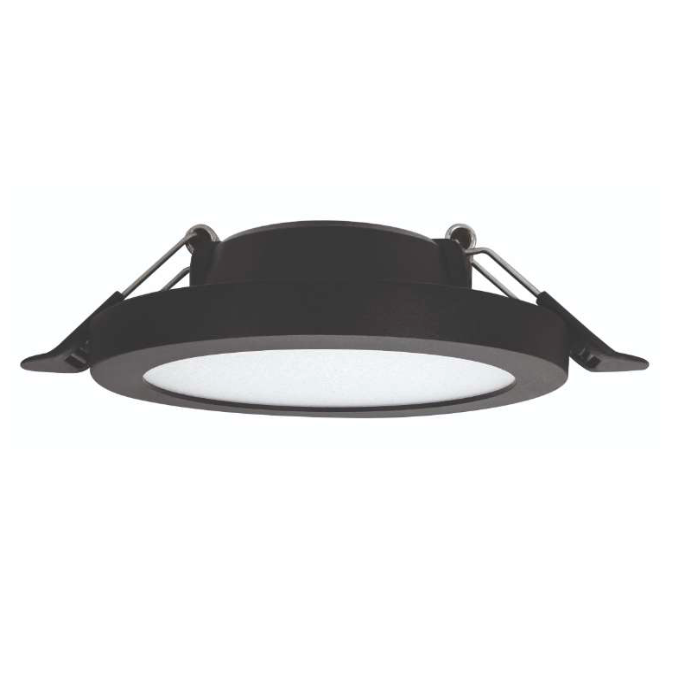 Estevez Luminaria LED Flat Deco CCT Empotrable 6W Ø85mm con Selector de Color, Modelo 39121-0-CCT