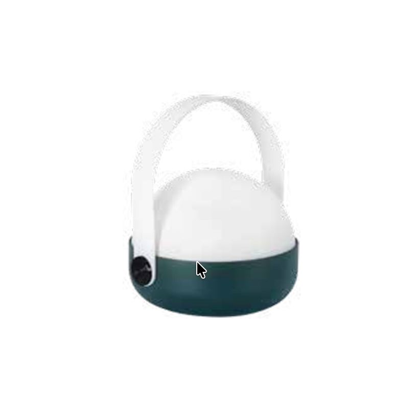 Estevez Luminaria Portátil LED Recargable Verde, Modelo ETX-0698-VRD