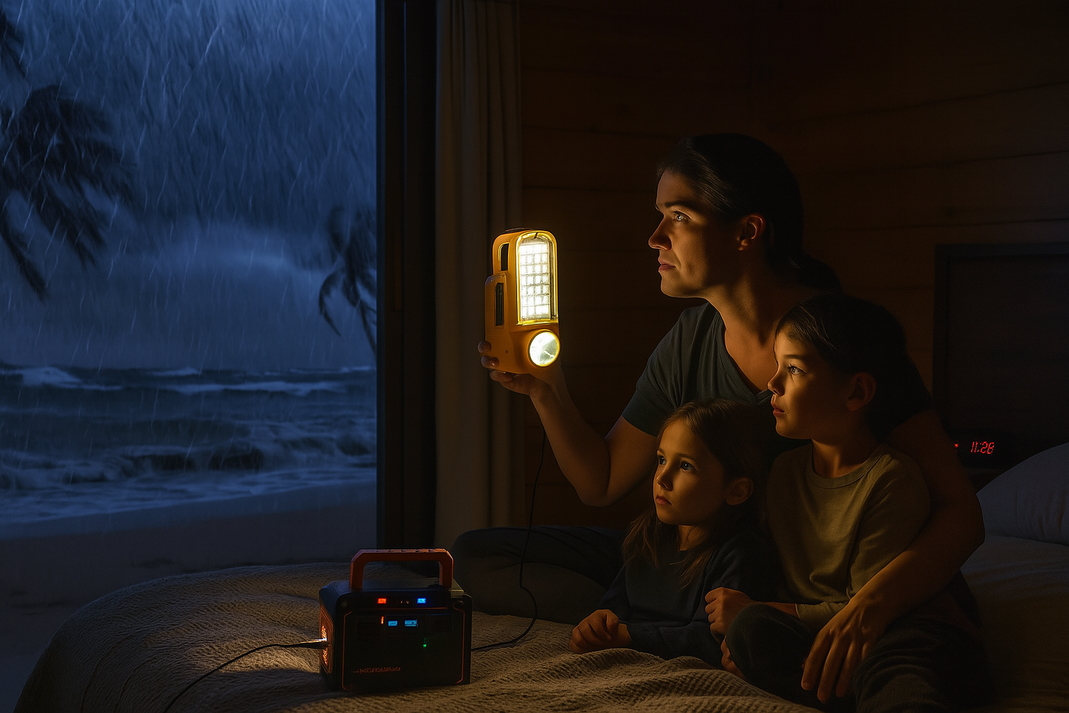 Estevez Luminario de Emergencia Portátil con Batería Recargable 21W, Modelo 5140-AM(neo)